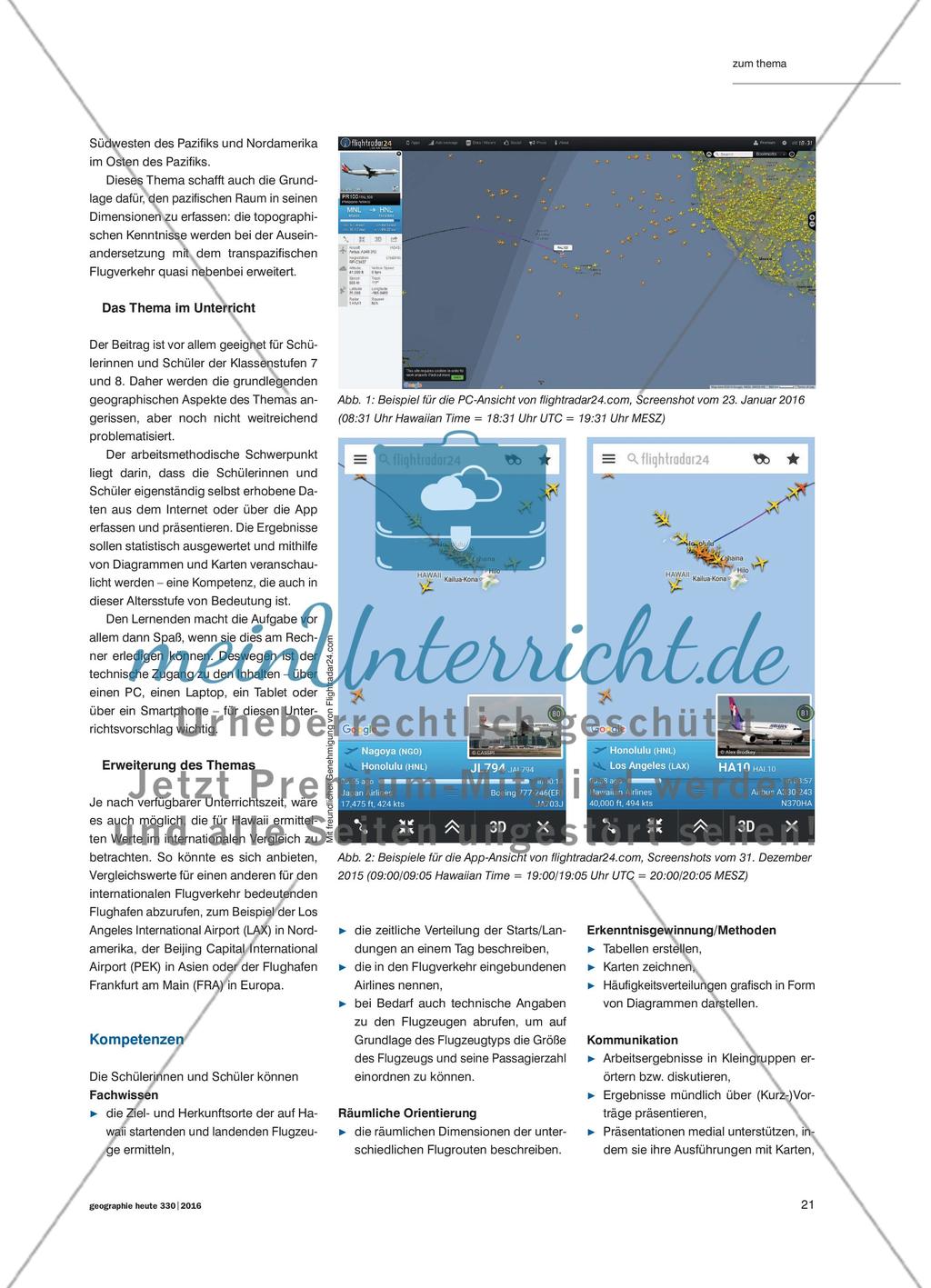 Drehscheibe Hawaii - Analyse des Flugverkehrs über der pazifischen Region mit Flightradar24 Preview 2
