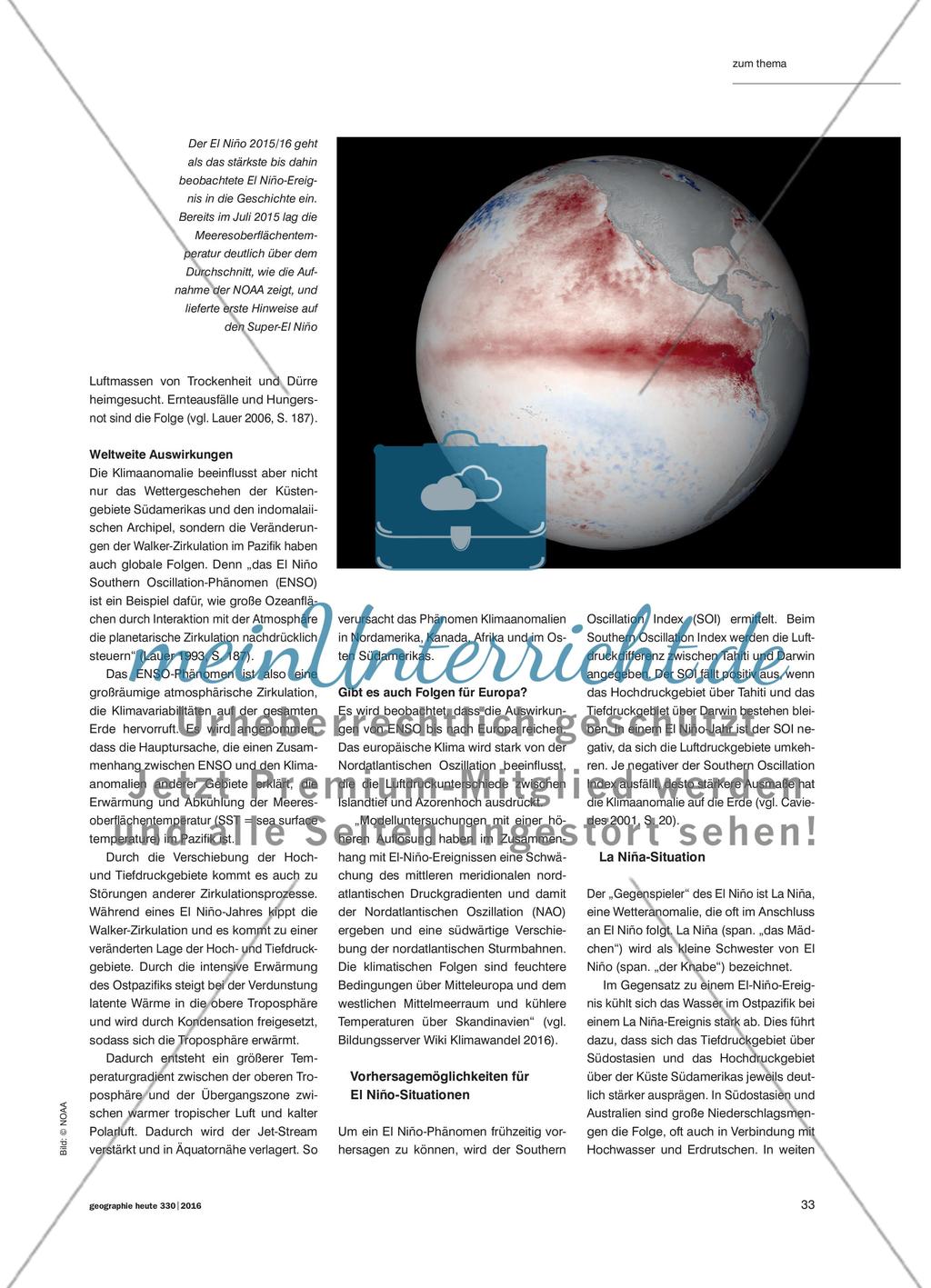El Niño und La Niña - Prägende Wetterereignisse in der pazifischen Region Preview 2