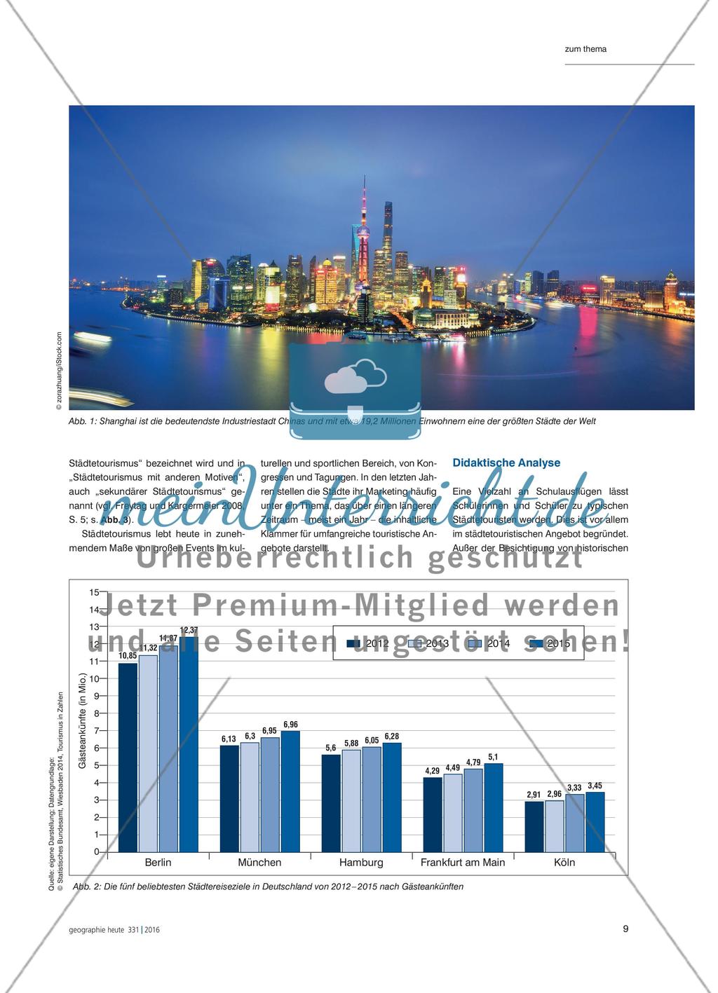Tore zur Welt - Städtetourismus am Beispiel von Hamburg und Shanghai Preview 2