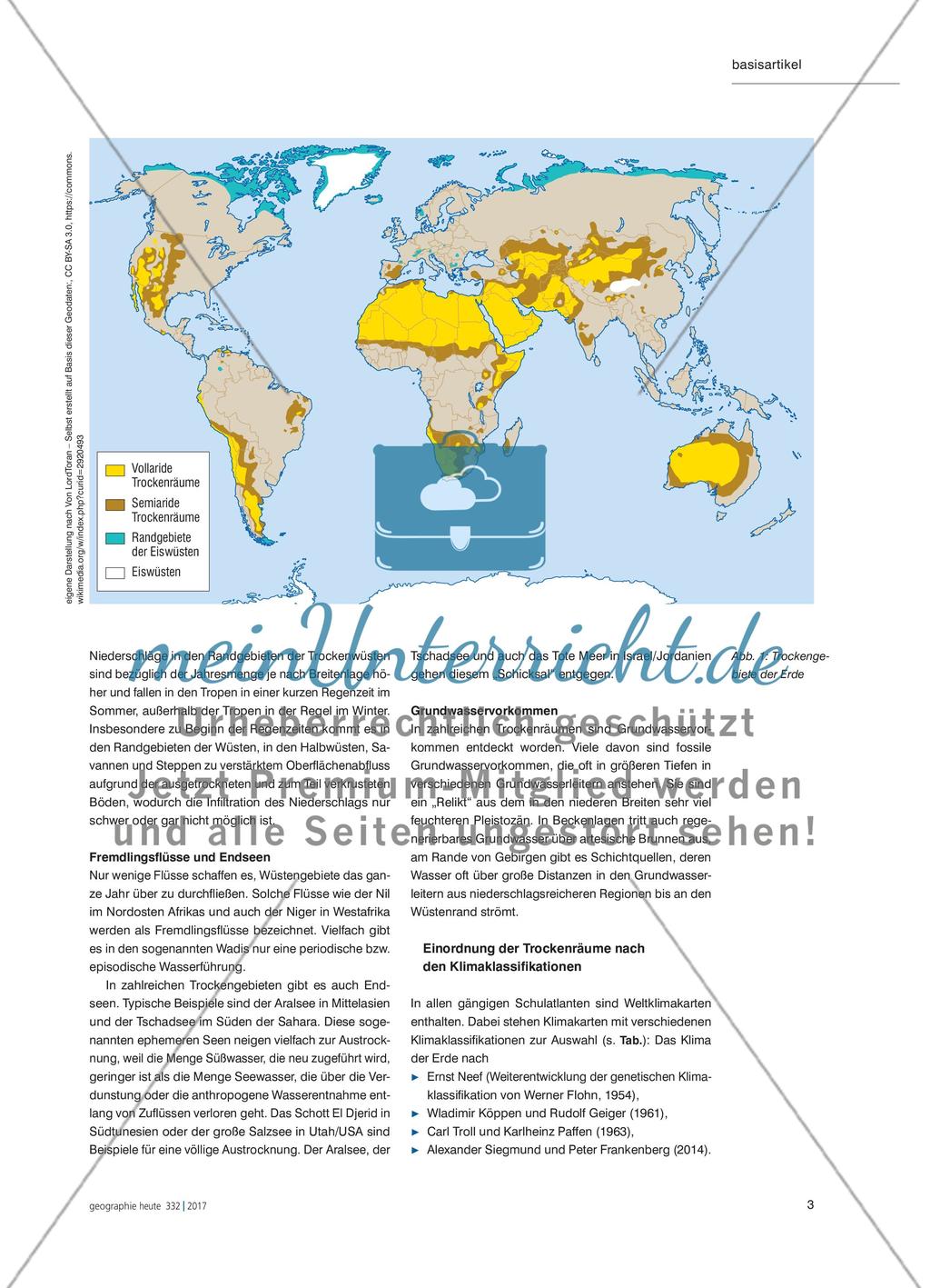 Trockengebiete der Erde - Geographisch komplexe Systeme am Rande der Ökumene Preview 2