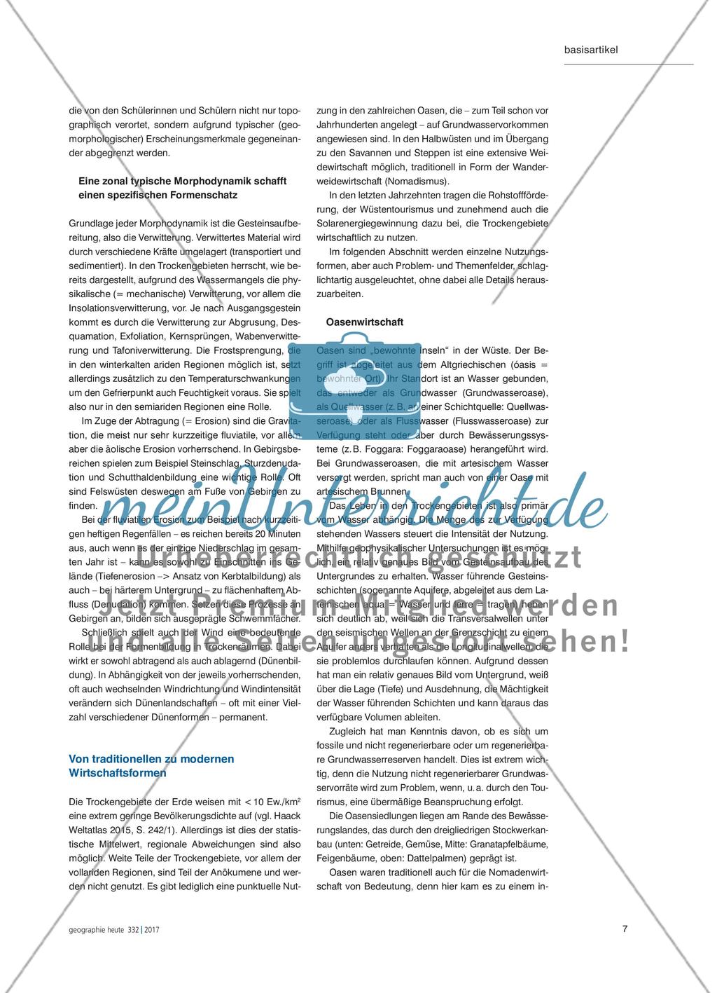 Trockengebiete der Erde - Geographisch komplexe Systeme am Rande der Ökumene Preview 6