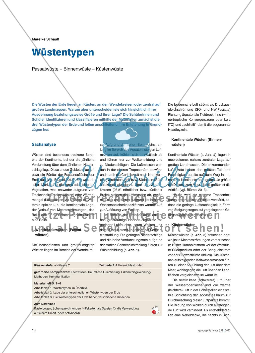 Wüstentypen: Passatwüste – Binnenwüste – Küstenwüste Preview 1