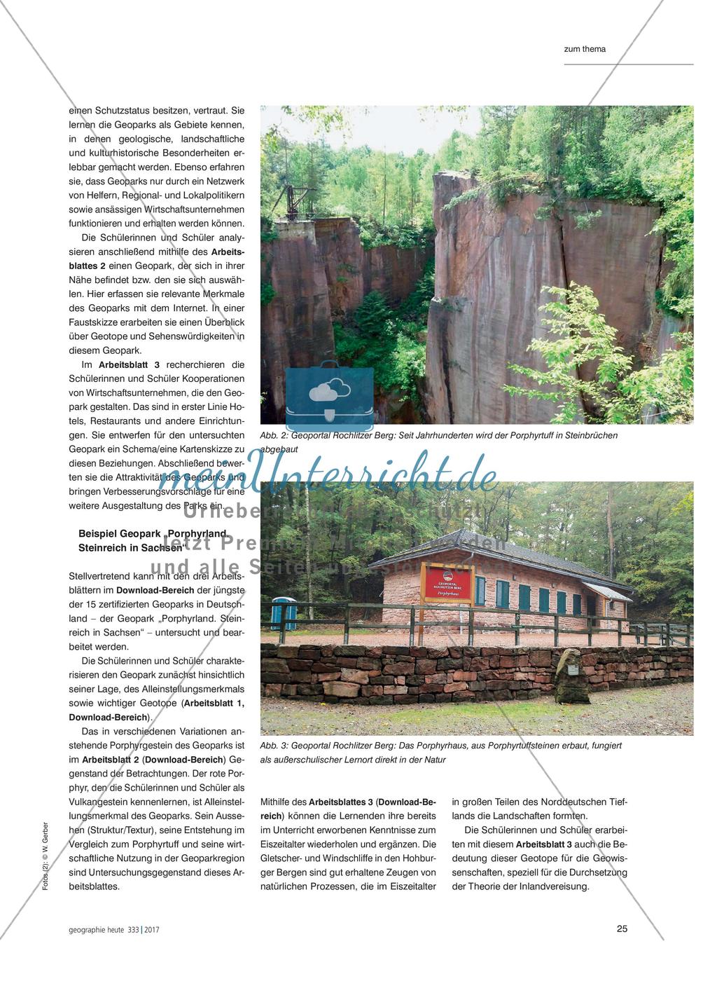 Geoparks - Auseinandersetzung mit geologischen und kulturhistorischen Zeugnissen Preview 4