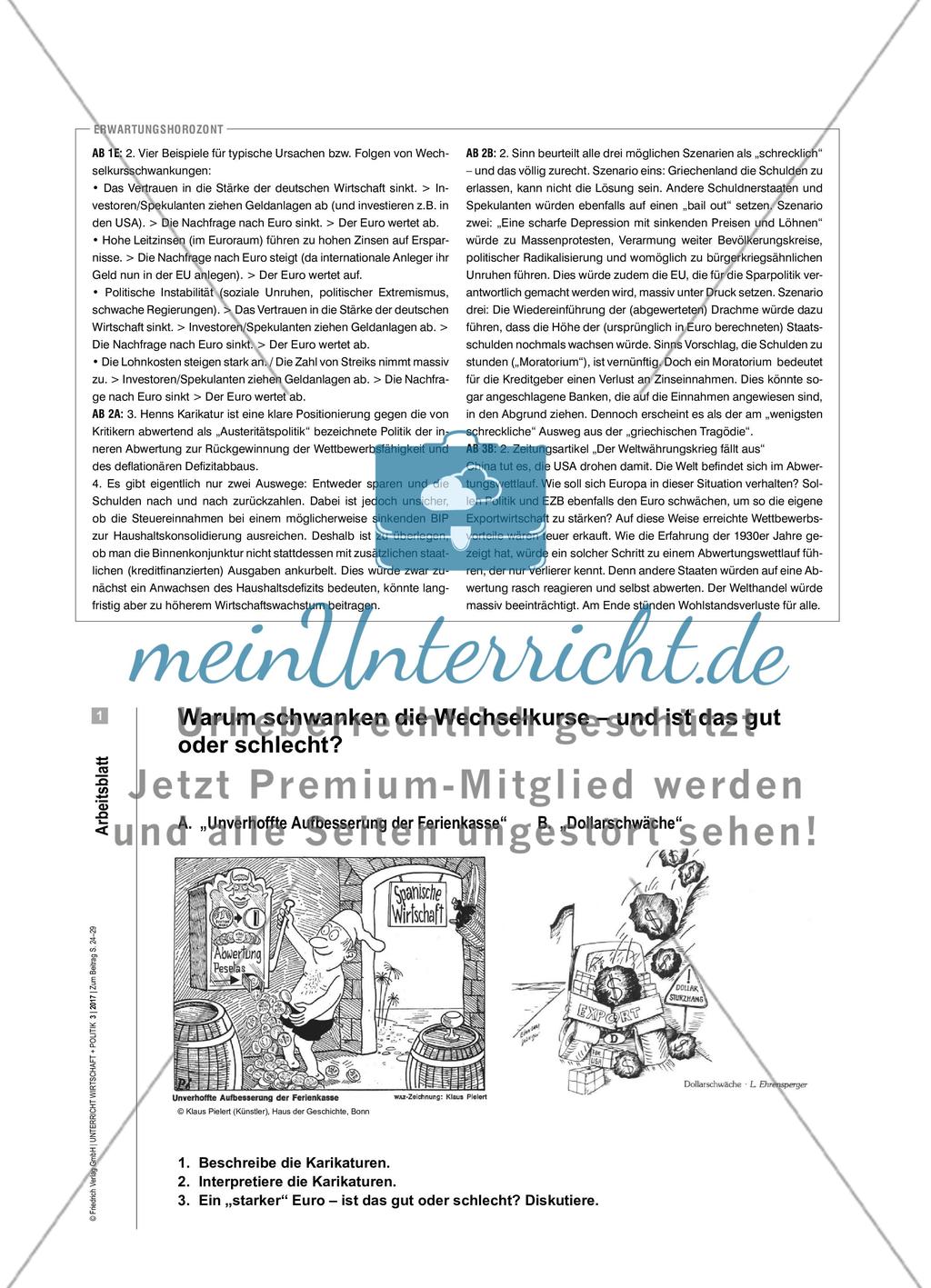 Abwertung der eigenen Währung - Ein probates Mittel zur Steigerung der internationalen Wettbewerbsfähigkeit? Preview 3