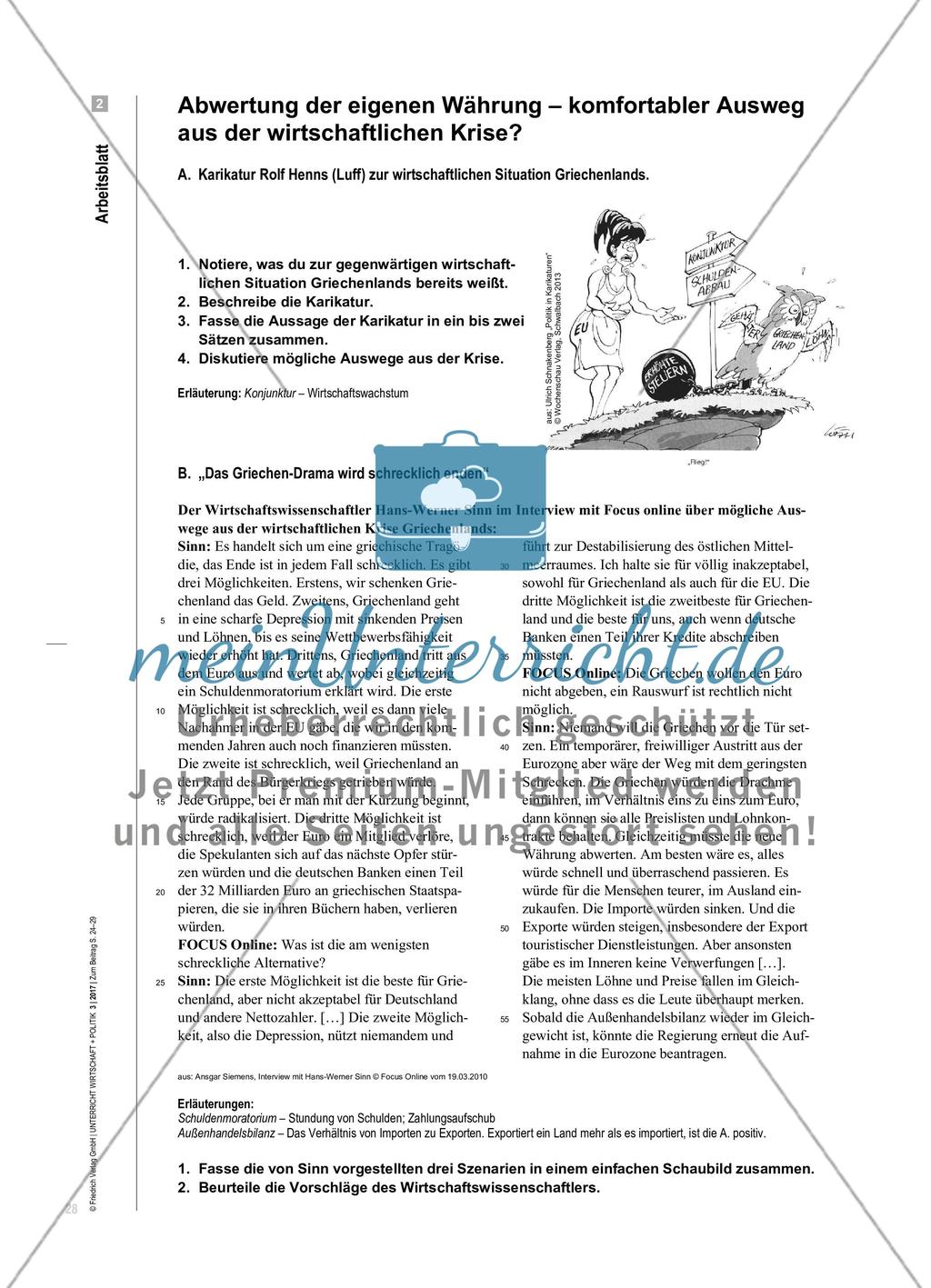 Abwertung der eigenen Währung - Ein probates Mittel zur Steigerung der internationalen Wettbewerbsfähigkeit? Preview 5