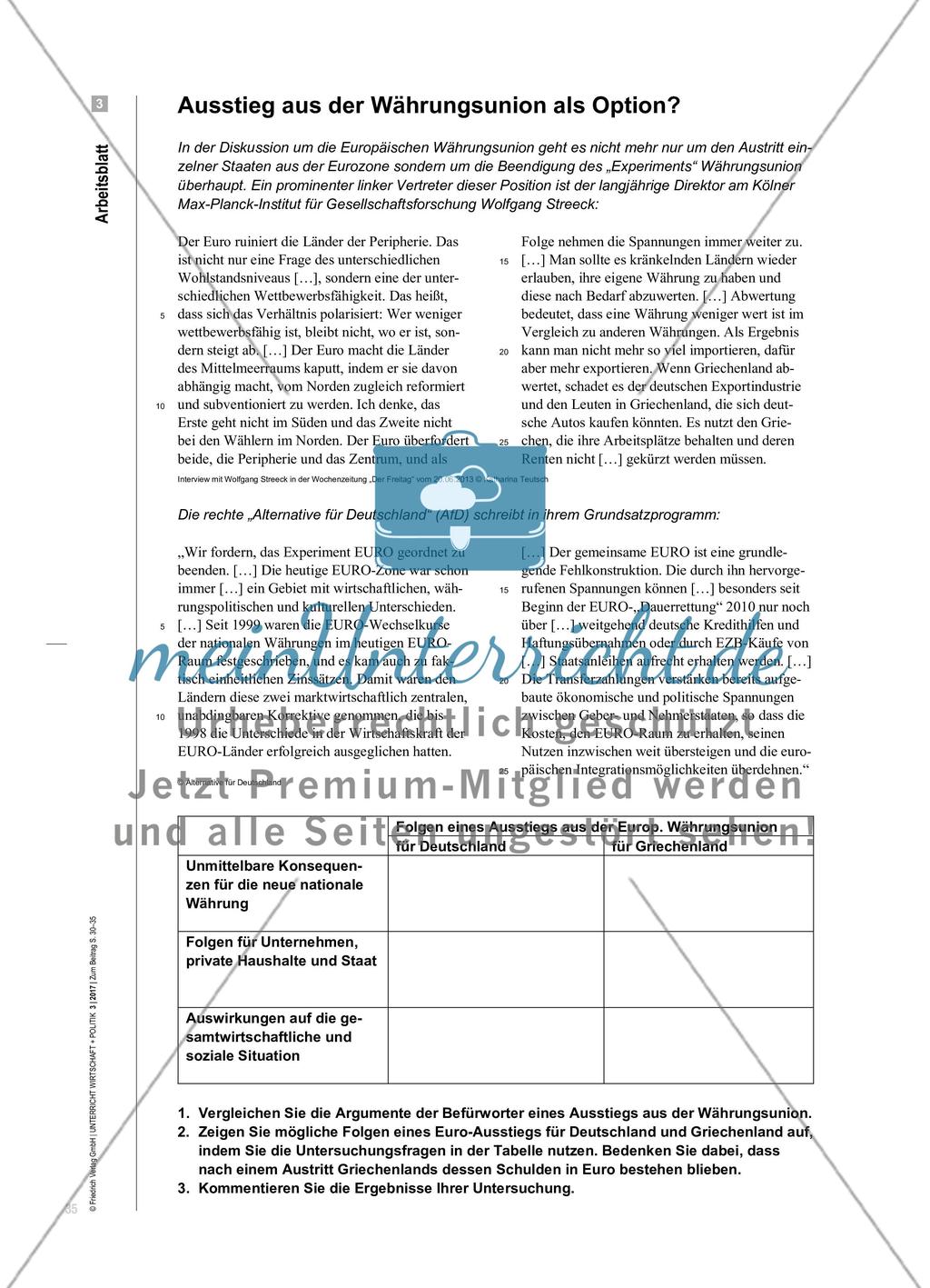 Die Eurozone – (k)ein optimaler Währungsraum? Preview 6