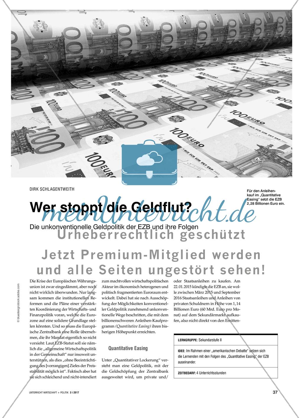Wer stoppt die Geldflut? - Die unkonventionelle Geldpolitik der EZB und ihre Folgen Preview 1