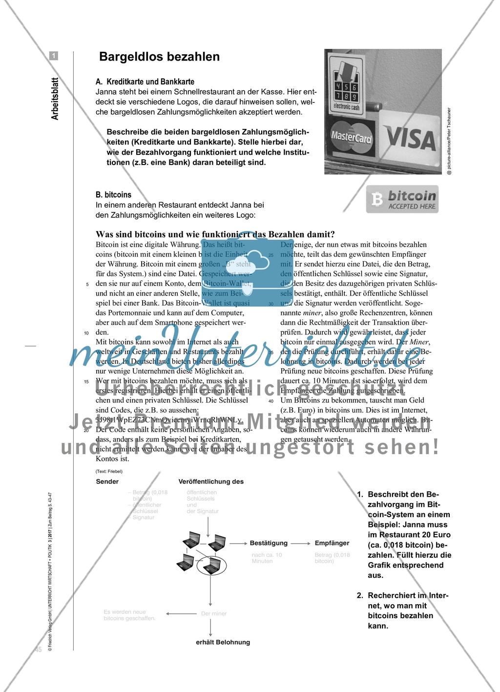Bitcoin – eine Währungsalternative?: Bitcoin aus der Verbraucherperspektive im Wirtschaftsunterricht Preview 3