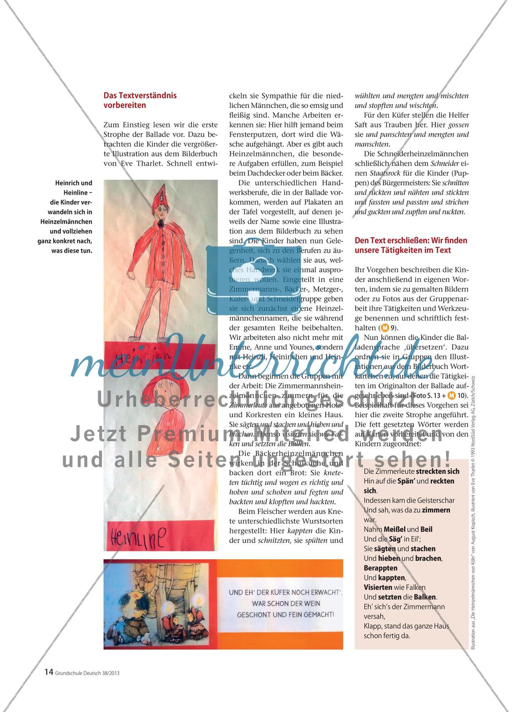 Die Heinzelmännchen von Köln: Erarbeitung und Übersetzung einer Ballade in ein Hörbuch Preview 2
