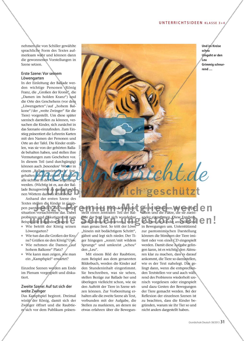 Der Handschuh: Die Inszenierung einer Ballade Preview 2