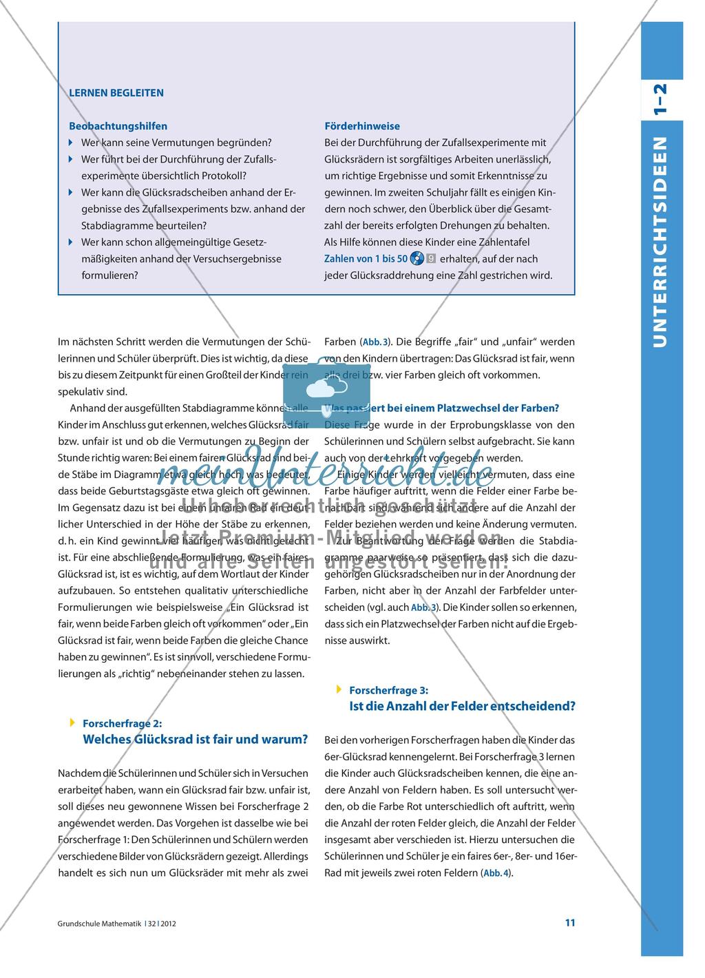 Im zweiten Schuljahr mit Glücksrädern experimentieren Preview 4