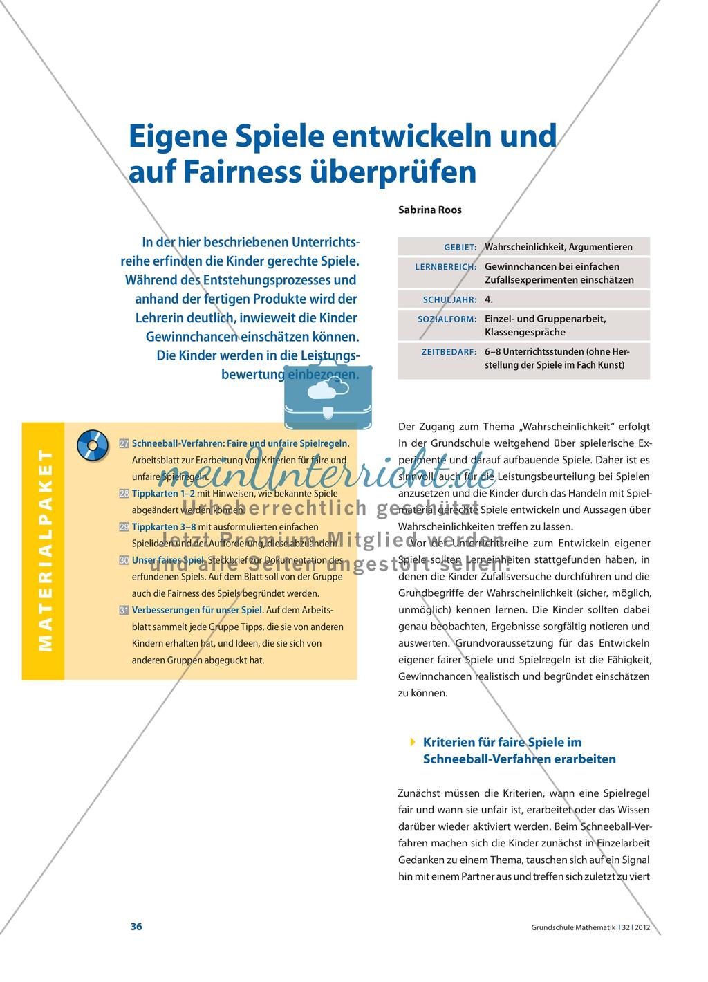 Eigene Spiele entwickeln und auf Fairness überprüfen Preview 1