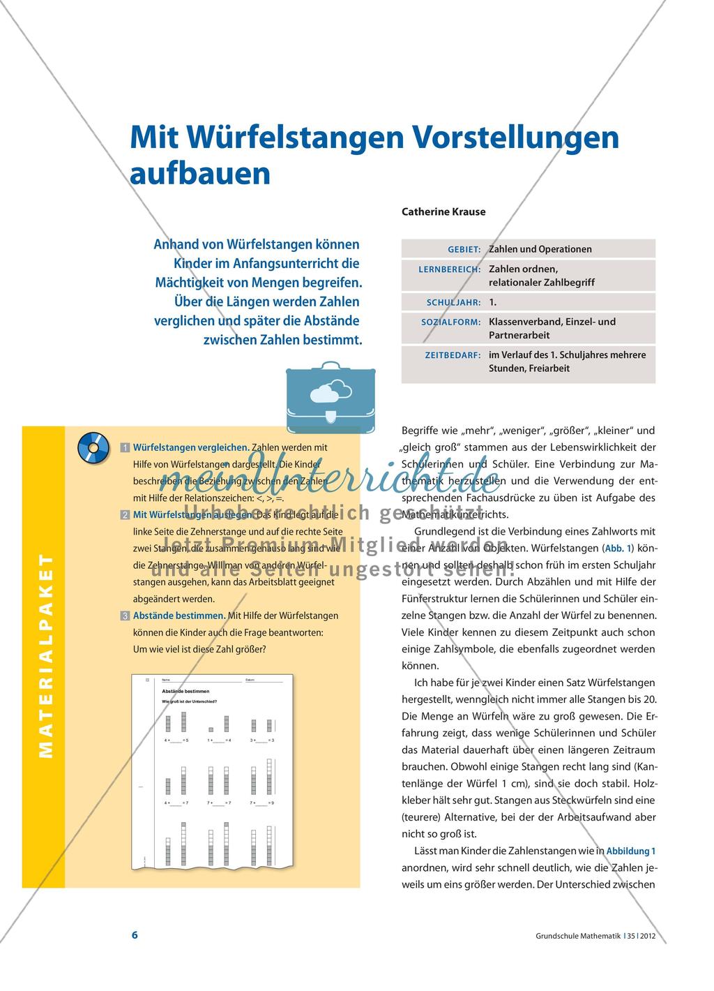 Mit Würfelstangen Vorstellungen aufbauen Preview 1