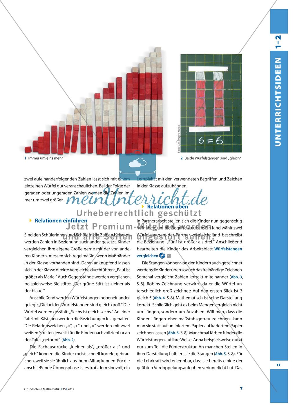 Mit Würfelstangen Vorstellungen aufbauen Preview 2