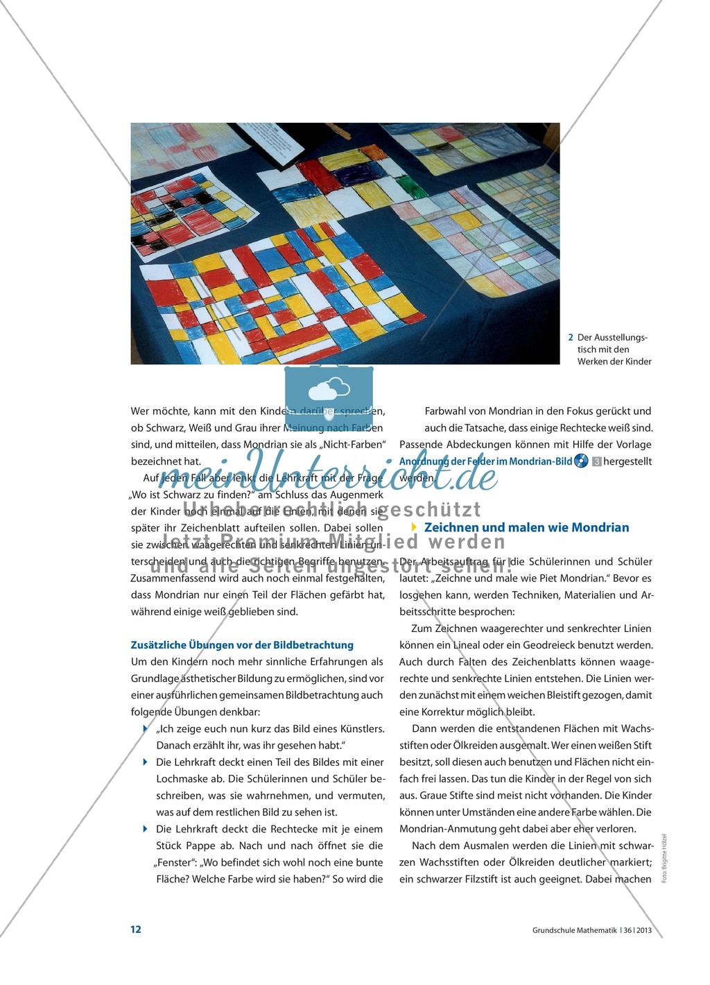 Farben, Linien und Flächen wie bei Mondrian Preview 3