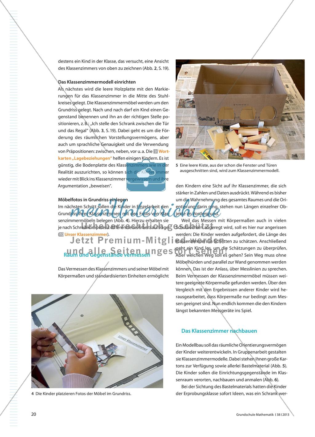 Wir schärfen unsern Blick für unser Klassenzimmer - Ansichten, Längen und räumliche Beziehungen bewusst wahrnehmen Preview 3
