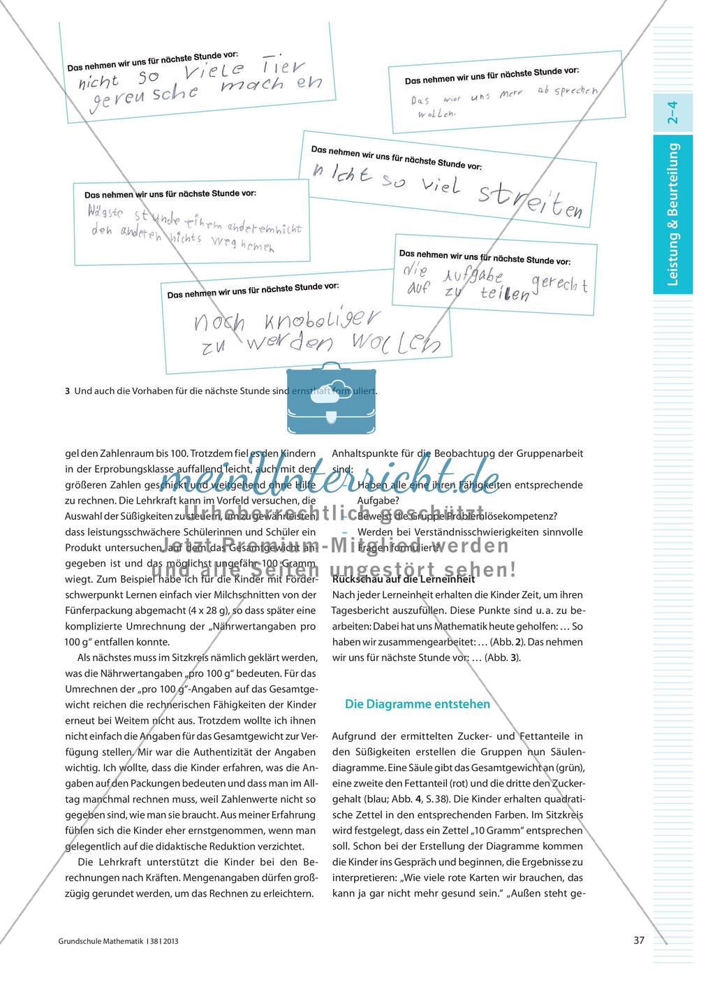 Familie Schleck beim gesunden Frühstück - Beurteilung von mathematischer Gruppenarbeit Preview 4