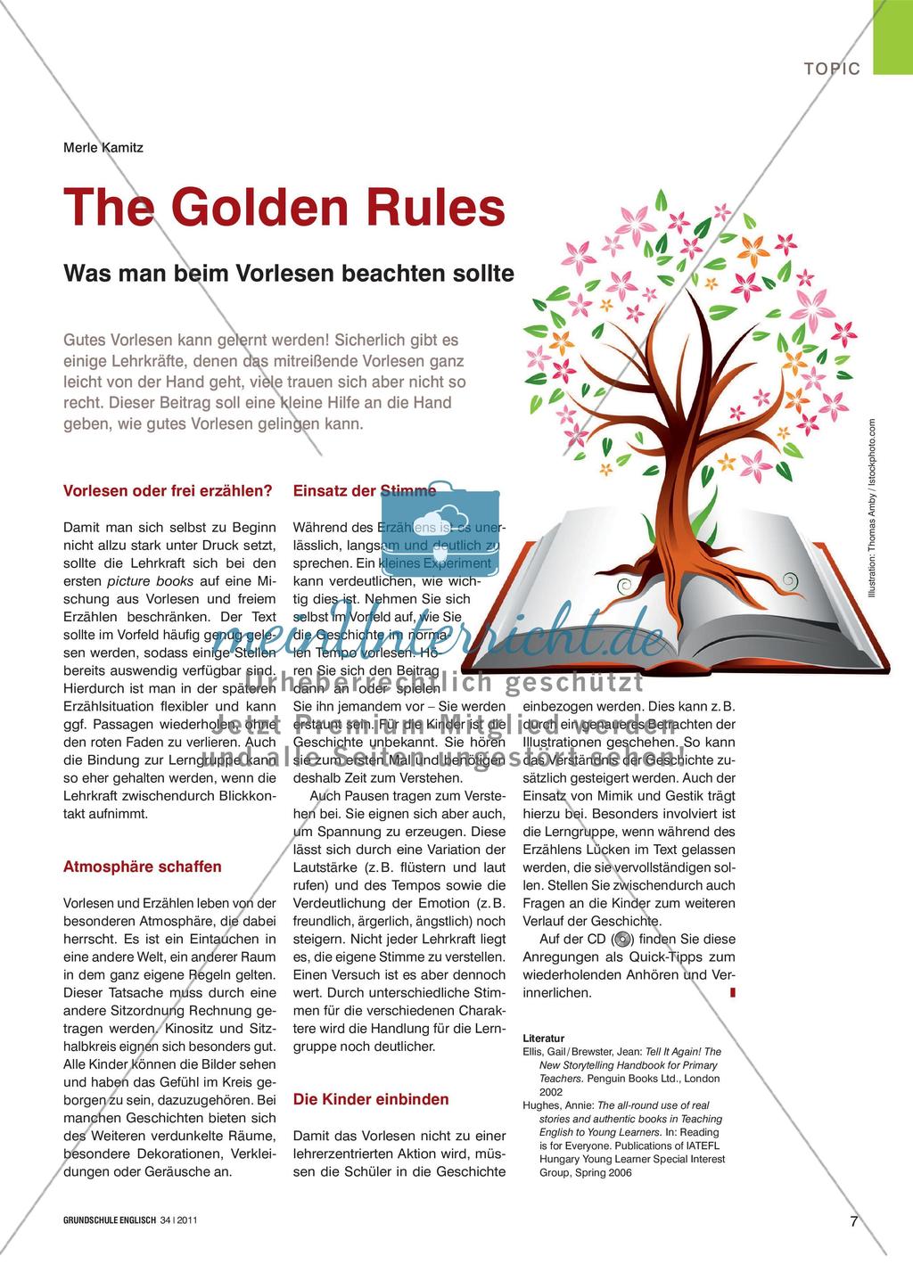 The Golden Rules - Was man beim Vorlesen beachten sollte Preview 1