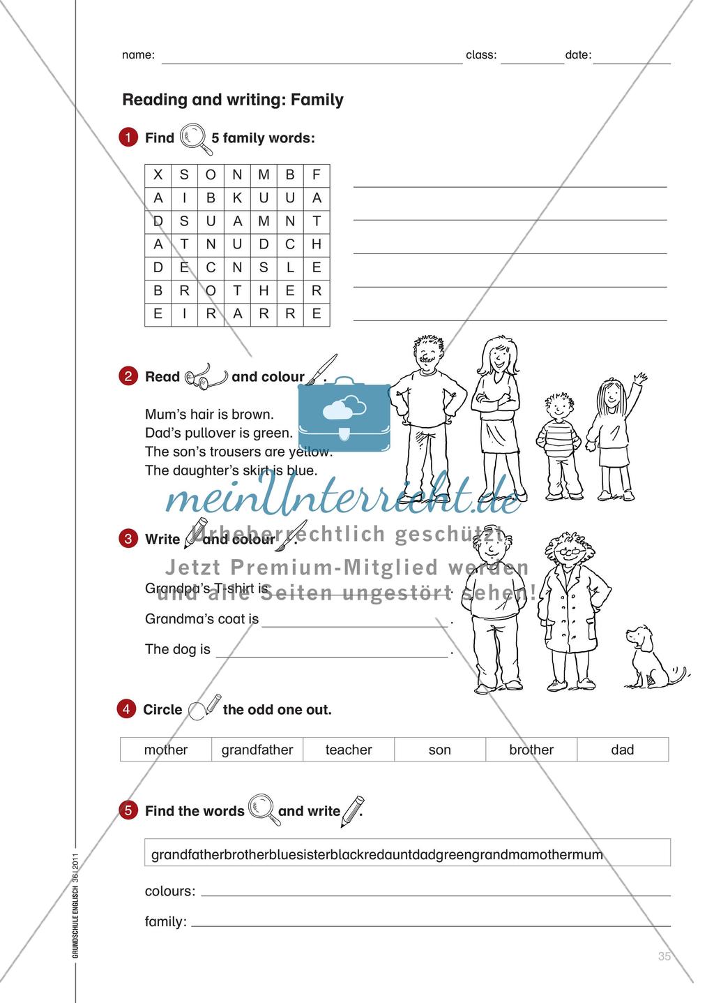 Read, Circle and Write! - Den Lernstand des Leseverstehens und Schreibens überprüfen Preview 4