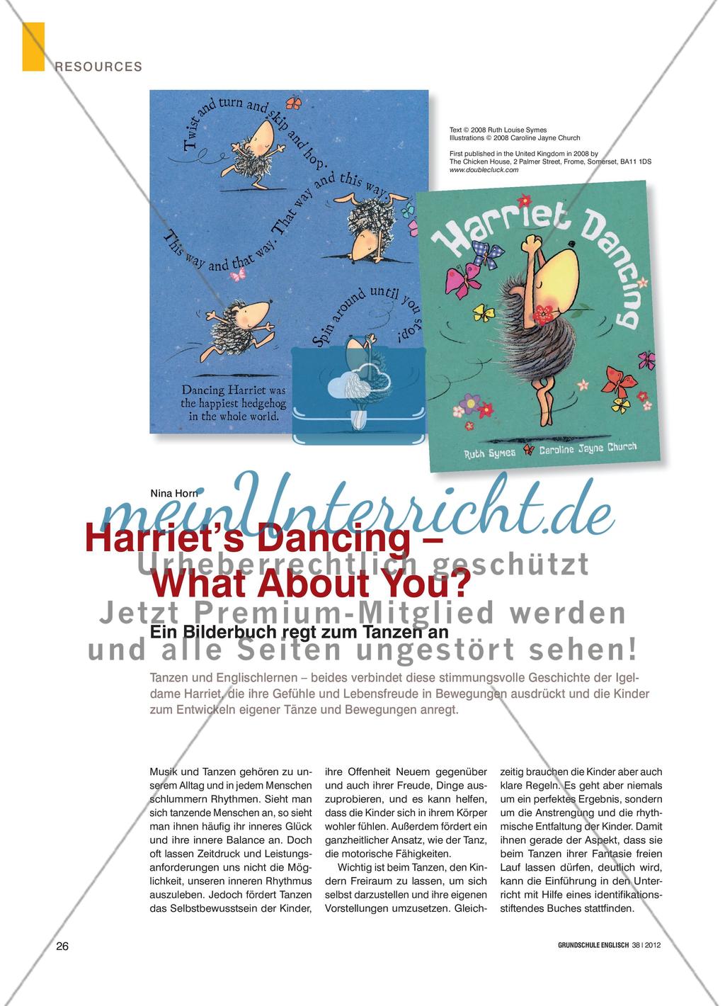 Harriet’s Dancing – What About You?: Ein Bilderbuch regt zum Tanzen an Preview 1