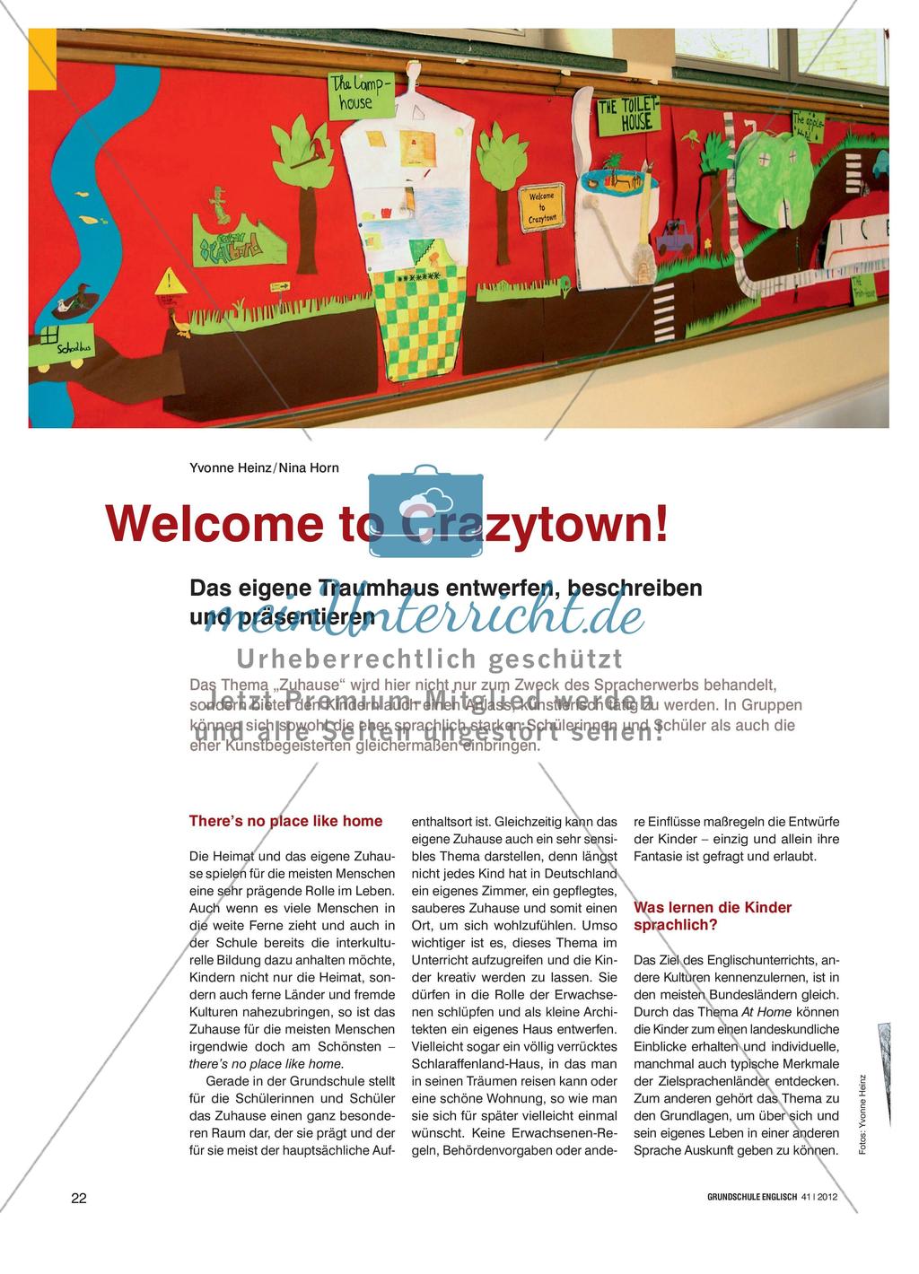 Welcome to Crazytown! - Das eigene Traumhaus entwerfen, beschreiben und präsentieren Preview 1