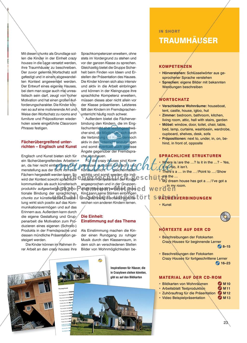 Welcome to Crazytown! - Das eigene Traumhaus entwerfen, beschreiben und präsentieren Preview 2