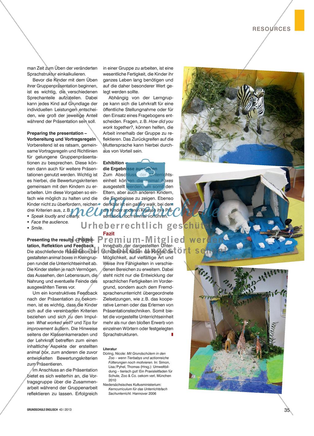 Where the Wild Animals Live … - Wilde Tiere und ihren Lebensraum vorstellen Preview 4