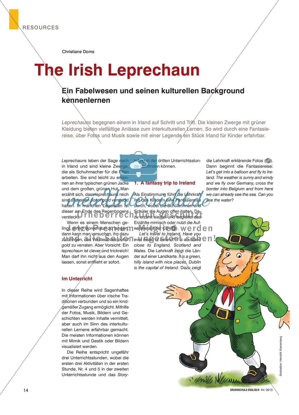 The Irish Leprechaun - Ein Fabelwesen und seinen kulturellen Background kennenlernen Preview 1