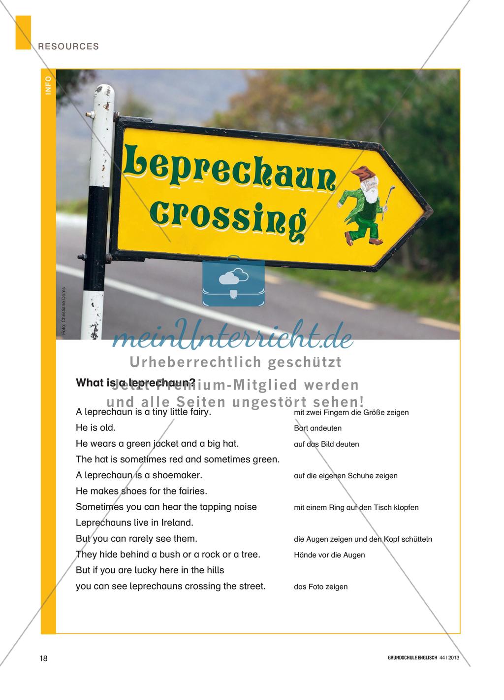 The Irish Leprechaun - Ein Fabelwesen und seinen kulturellen Background kennenlernen Preview 5