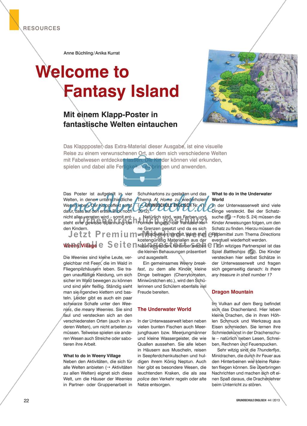 Welcome to Fantasy Island - Mit einem Klapp-Poster in fantastische Welten eintauchen Preview 1