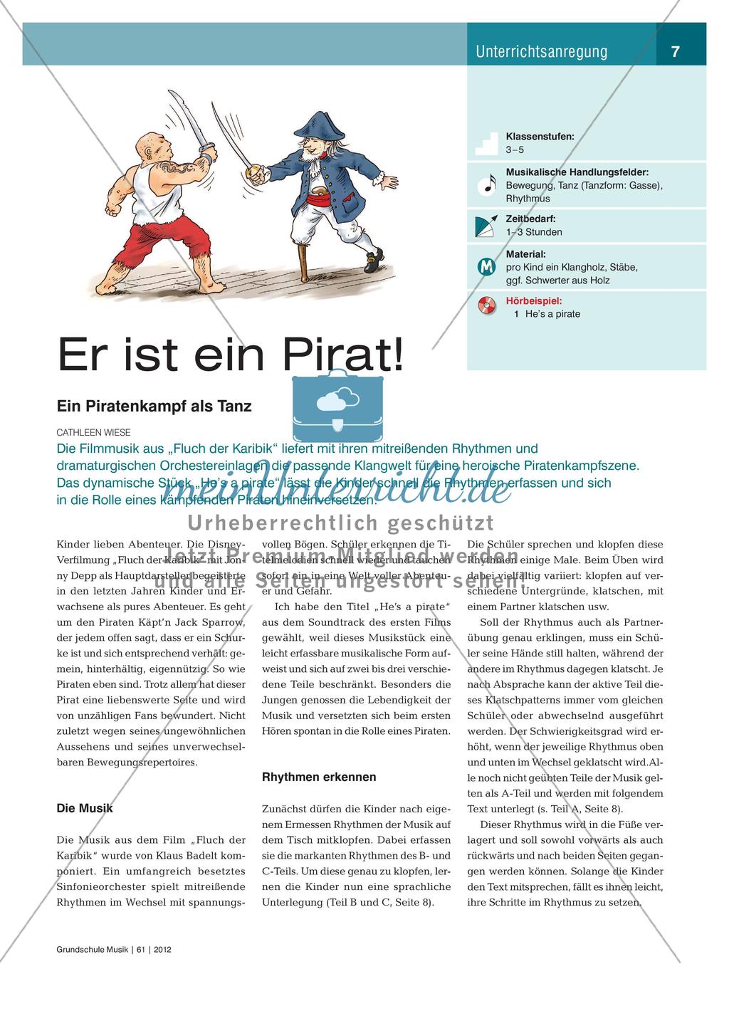 Die tänzerische Umsetzung eines Piratenkampfes Preview 1