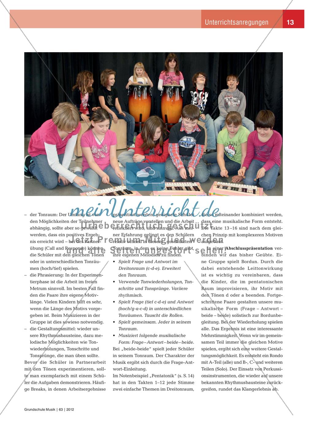 „Wir erfinden unsere eigene Musik!“ - Erste Schritte zur eigenen Komposition Preview 4