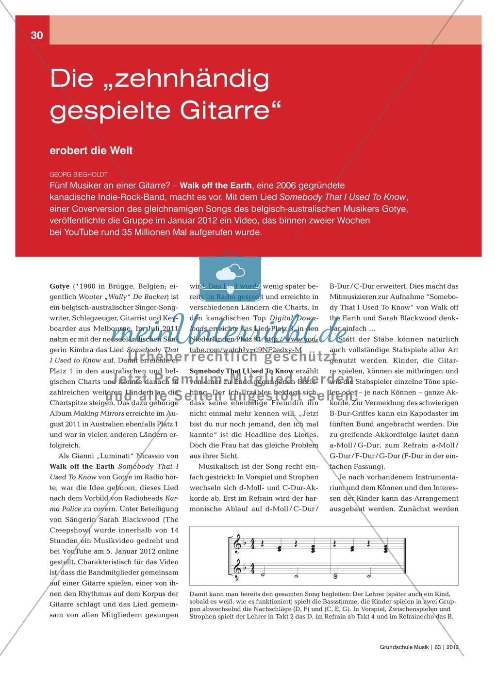 Die „zehnhändig gespielte Gitarre“ - erobert die Welt Preview 1