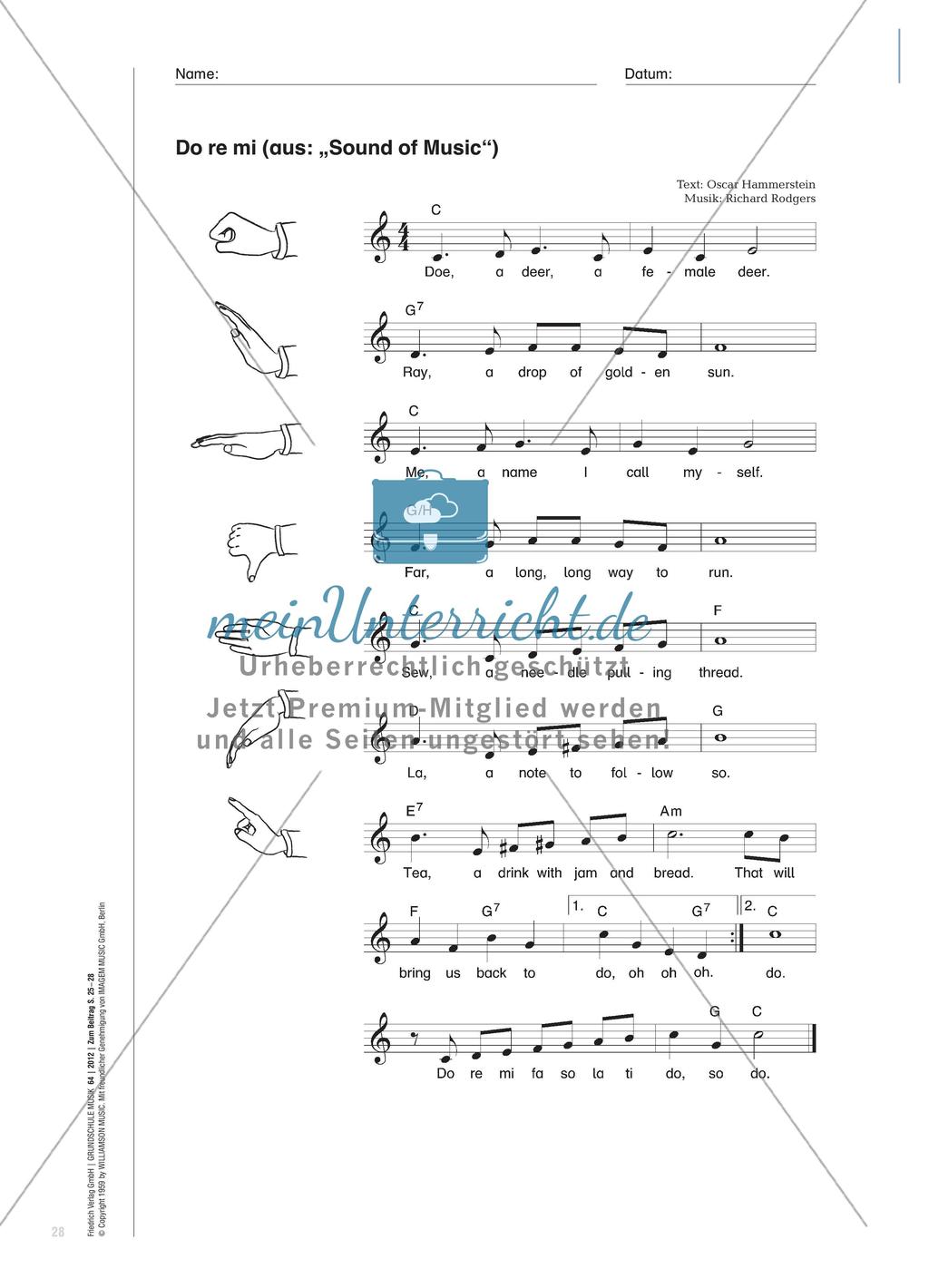 Singen wie die Mönche im Mittelalter - Einblicke in und Übungen zur relativen Solmisation Preview 4