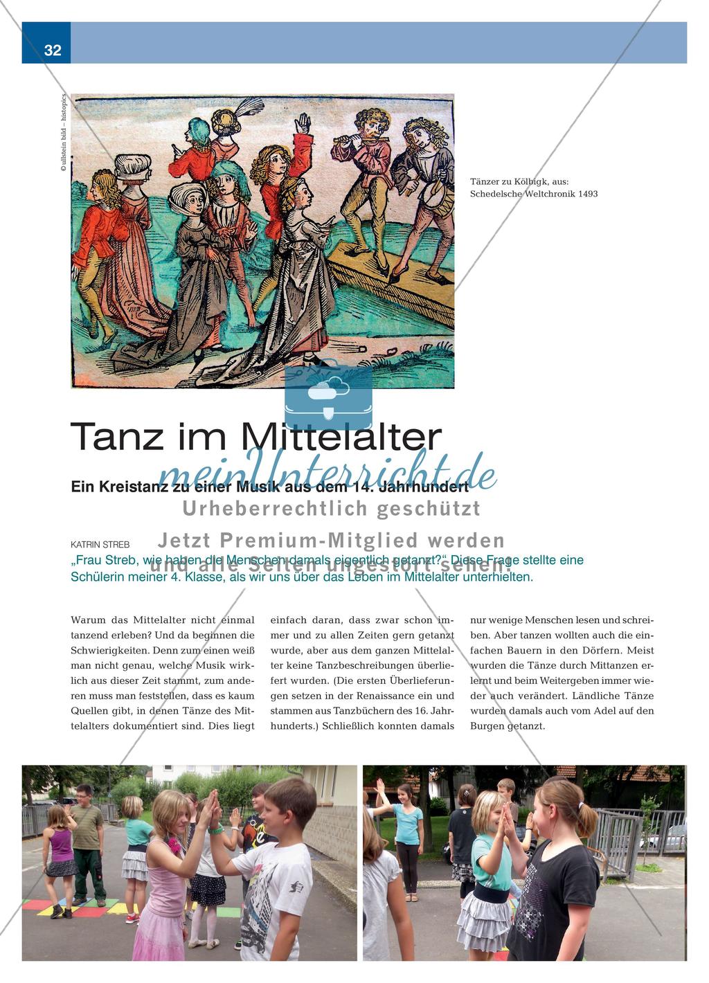 Tanz im Mittelalter - Ein Kreistanz zu einer Musik aus dem 14. Jahrhundert Preview 1