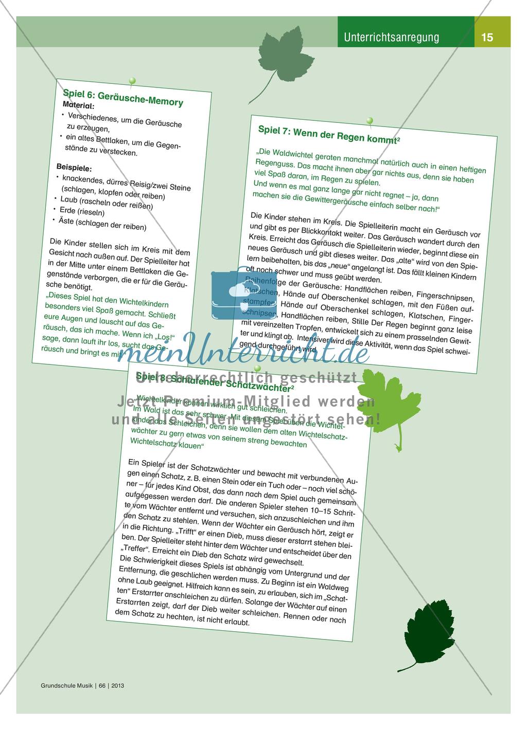 Ein Wandertag im Wald: Lausch- und Hörspiele in der Natur Preview 4