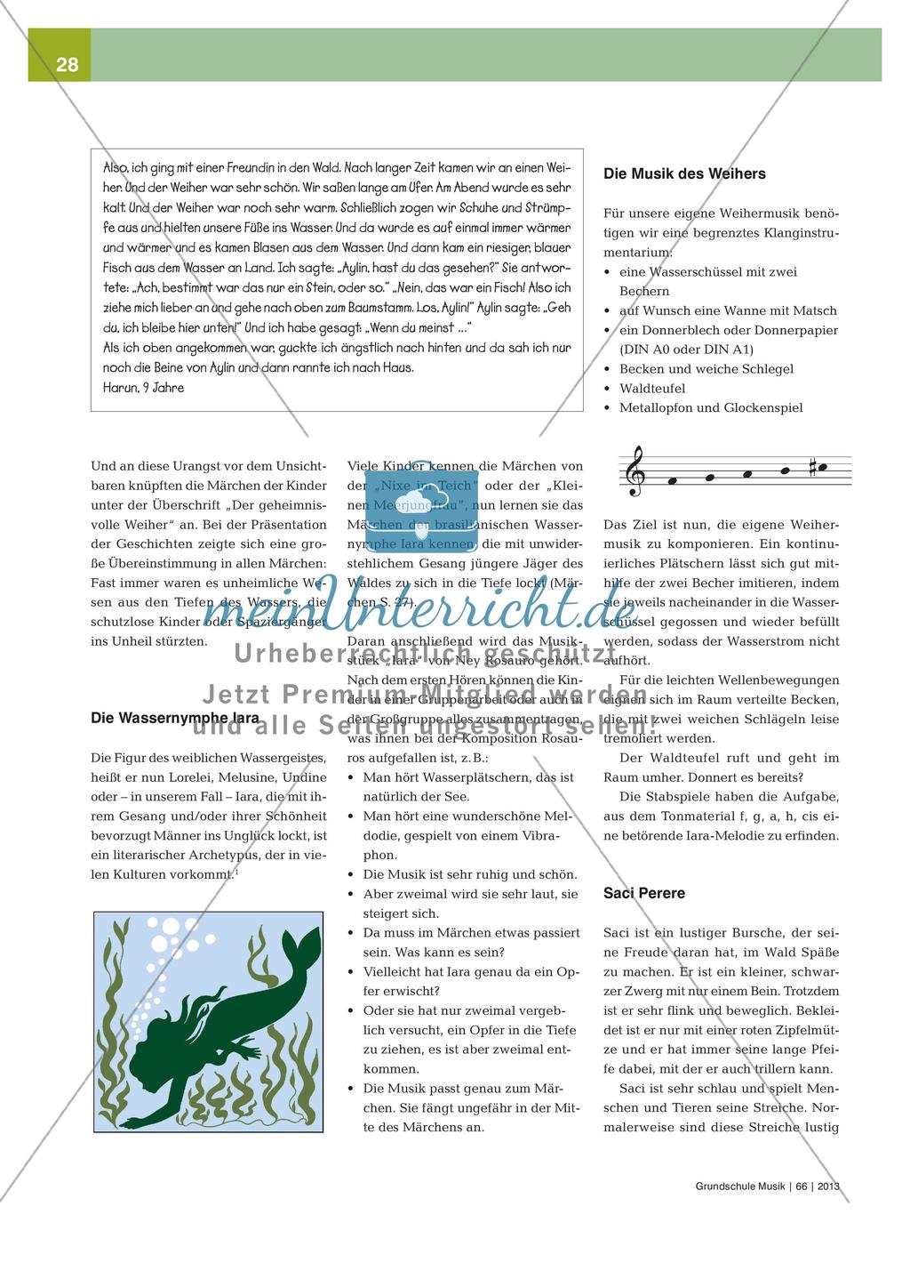 Mitos Brasileiros: Märchenfiguren aus dem Regenwald im Musikunterricht Preview 4