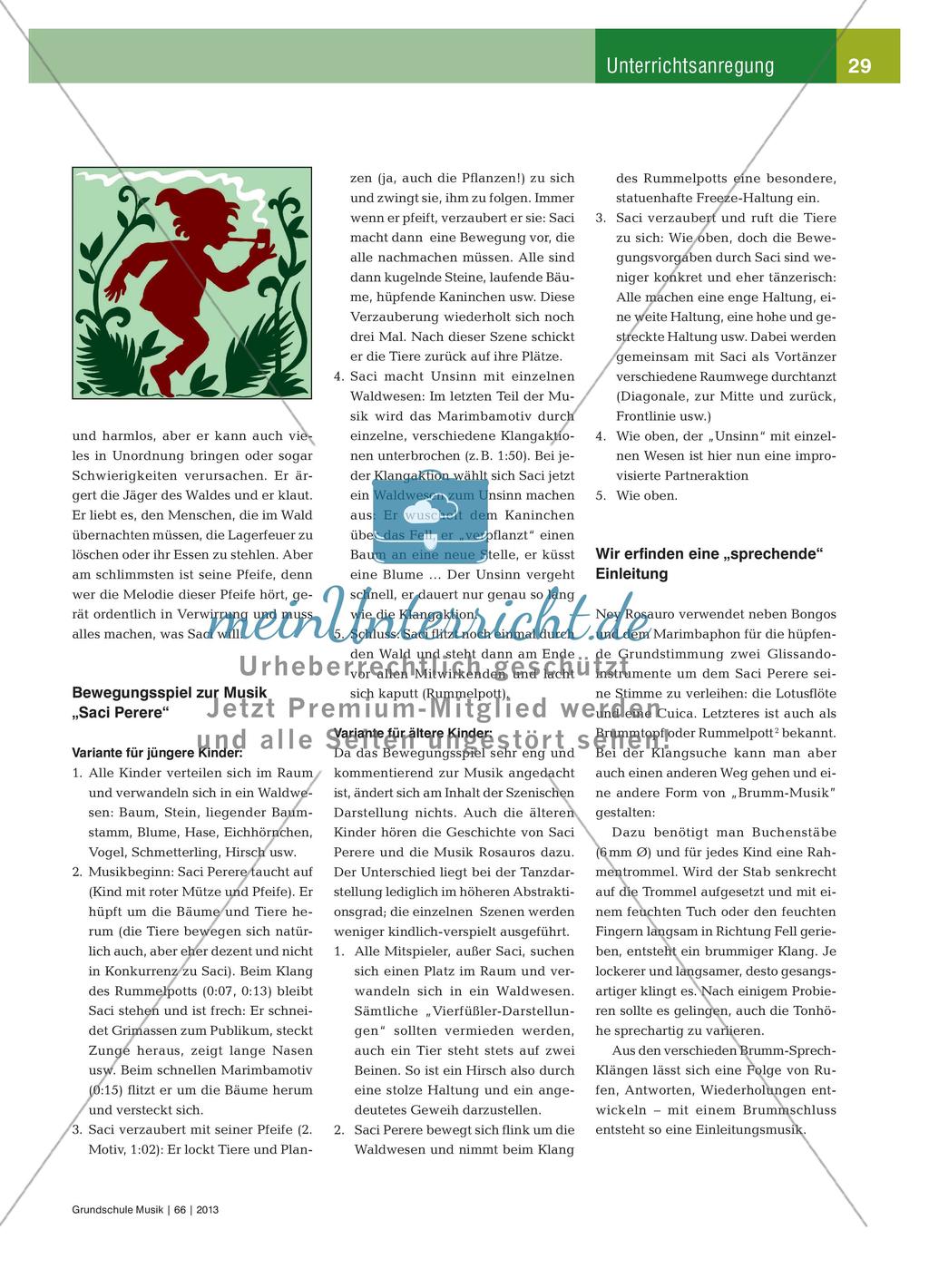 Mitos Brasileiros: Märchenfiguren aus dem Regenwald im Musikunterricht Preview 5