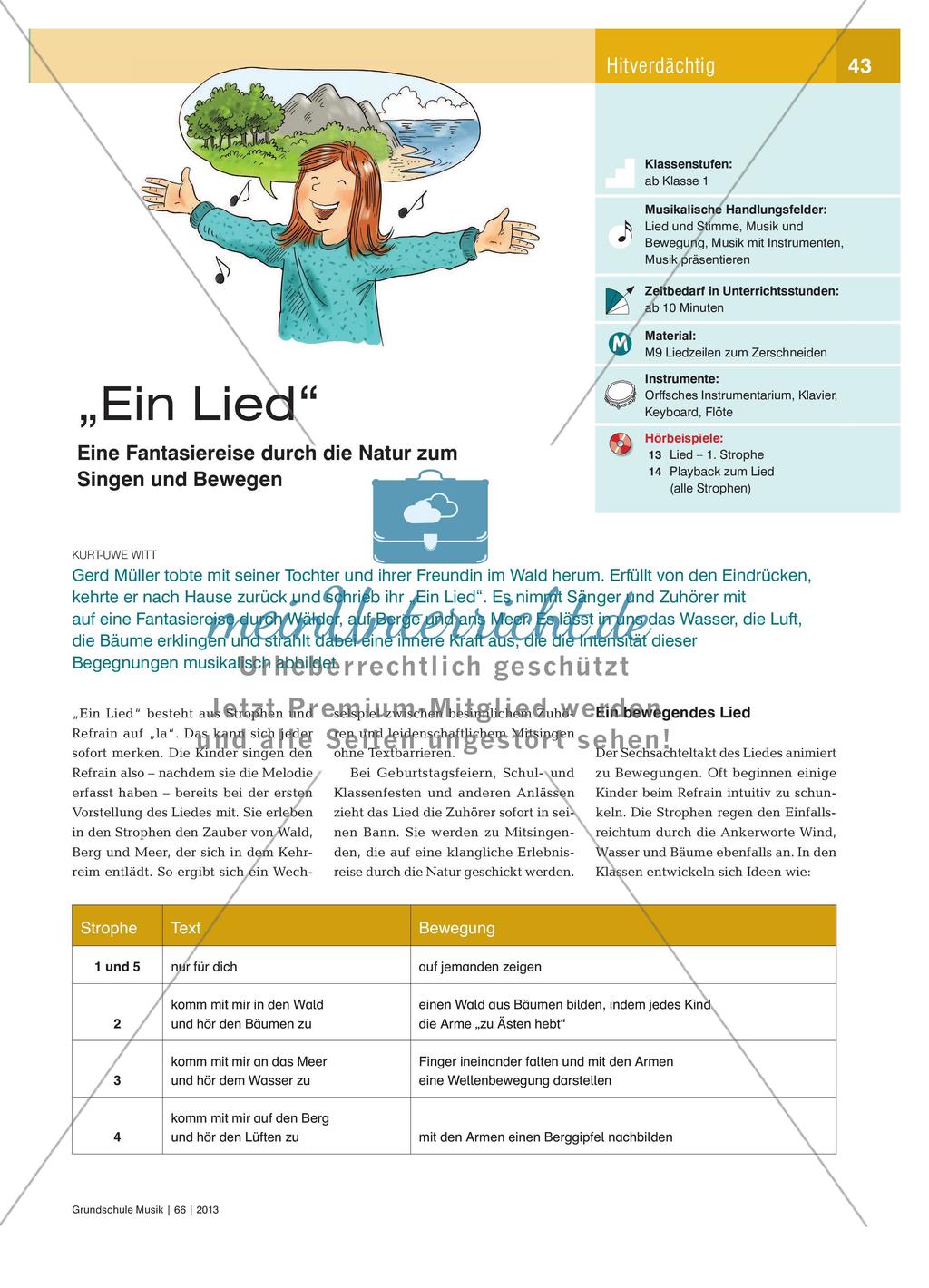Eine Fantasiereise durch die Natur zum Singen und Bewegen Preview 1