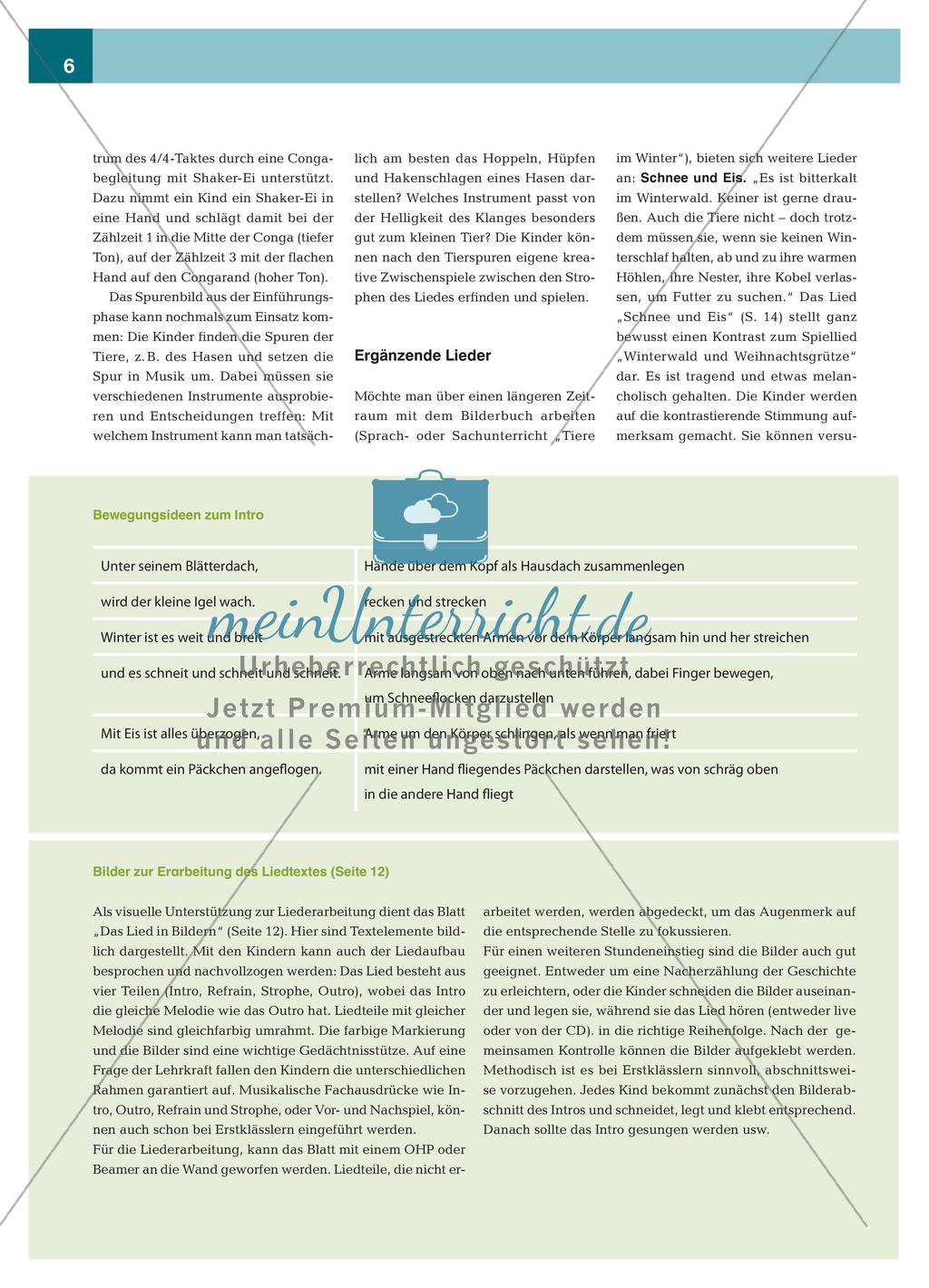Eine rote Mütze für den Igel: Eine herzerwärmende Weihnachtsgeschichte für jüngere Schülerinnen und Schüler Preview 3