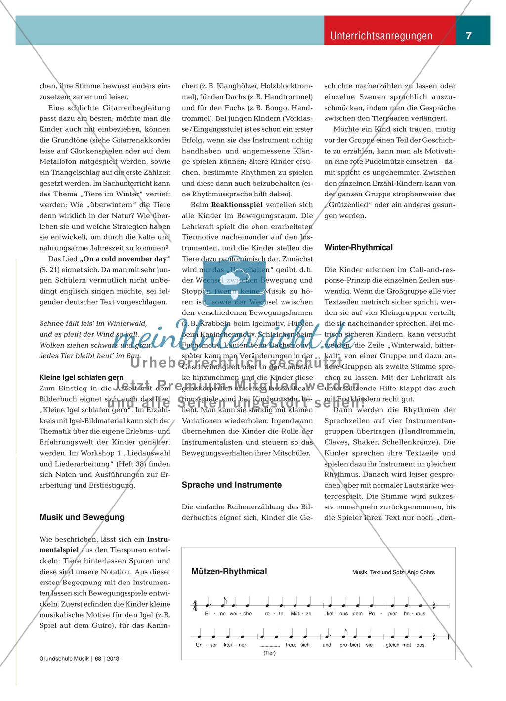 Eine rote Mütze für den Igel: Eine herzerwärmende Weihnachtsgeschichte für jüngere Schülerinnen und Schüler Preview 4