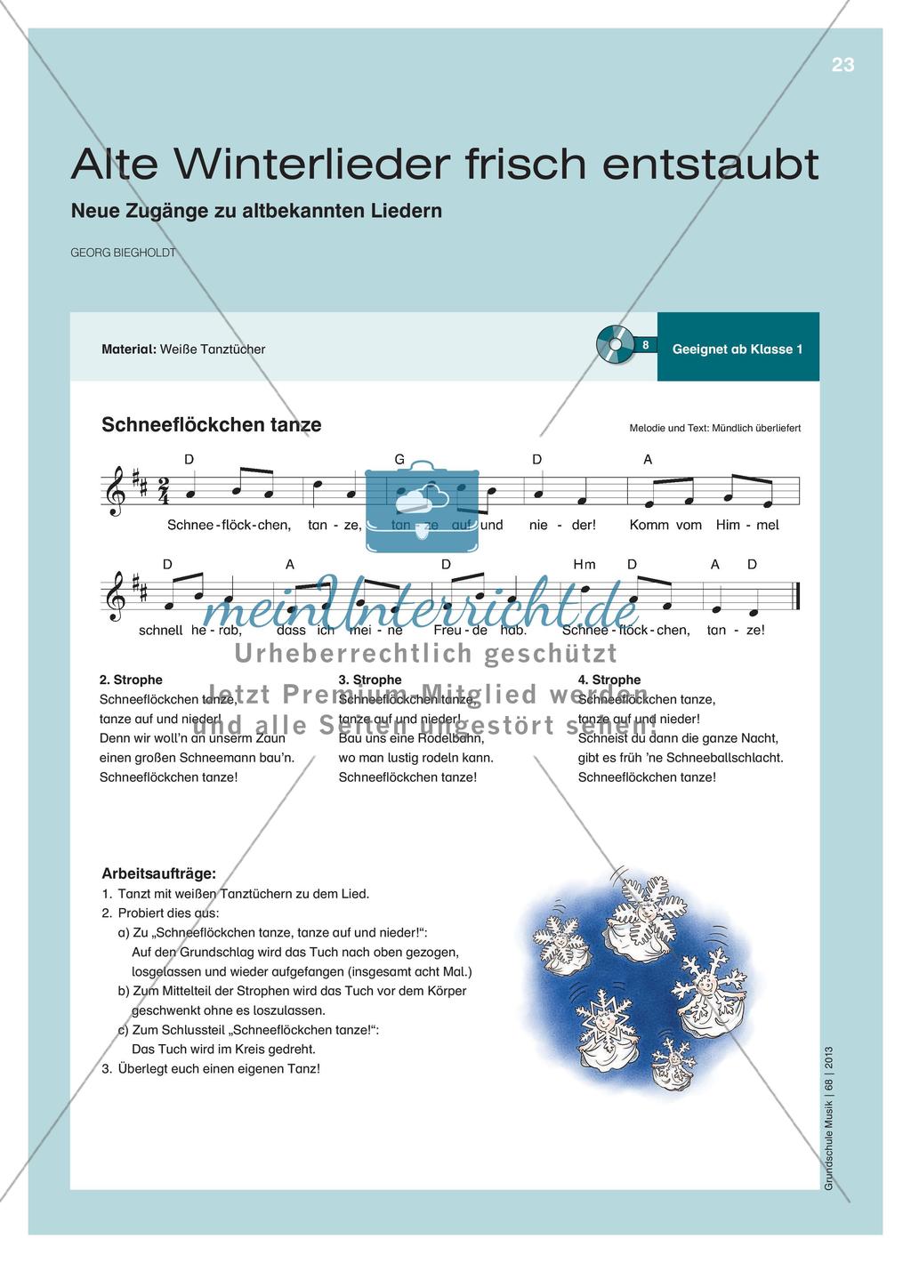 Alte Winterlieder frisch entstaubt: Neue Zugänge zu altbekannten Liedern Preview 1