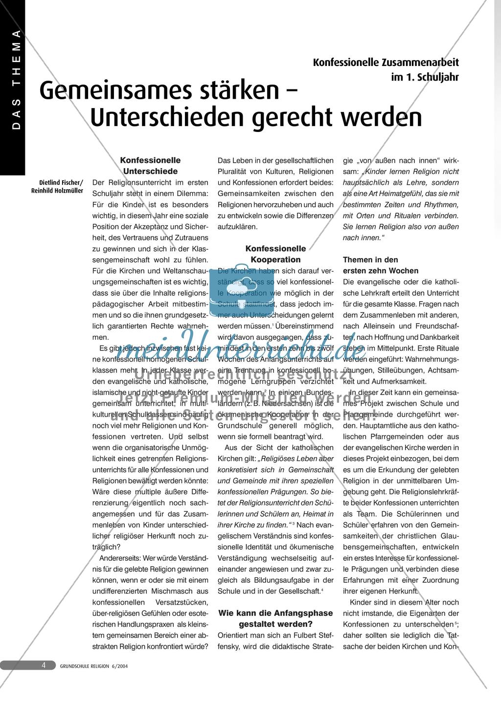 Gemeinsames stärken – Unterschieden gerecht werden Preview 1