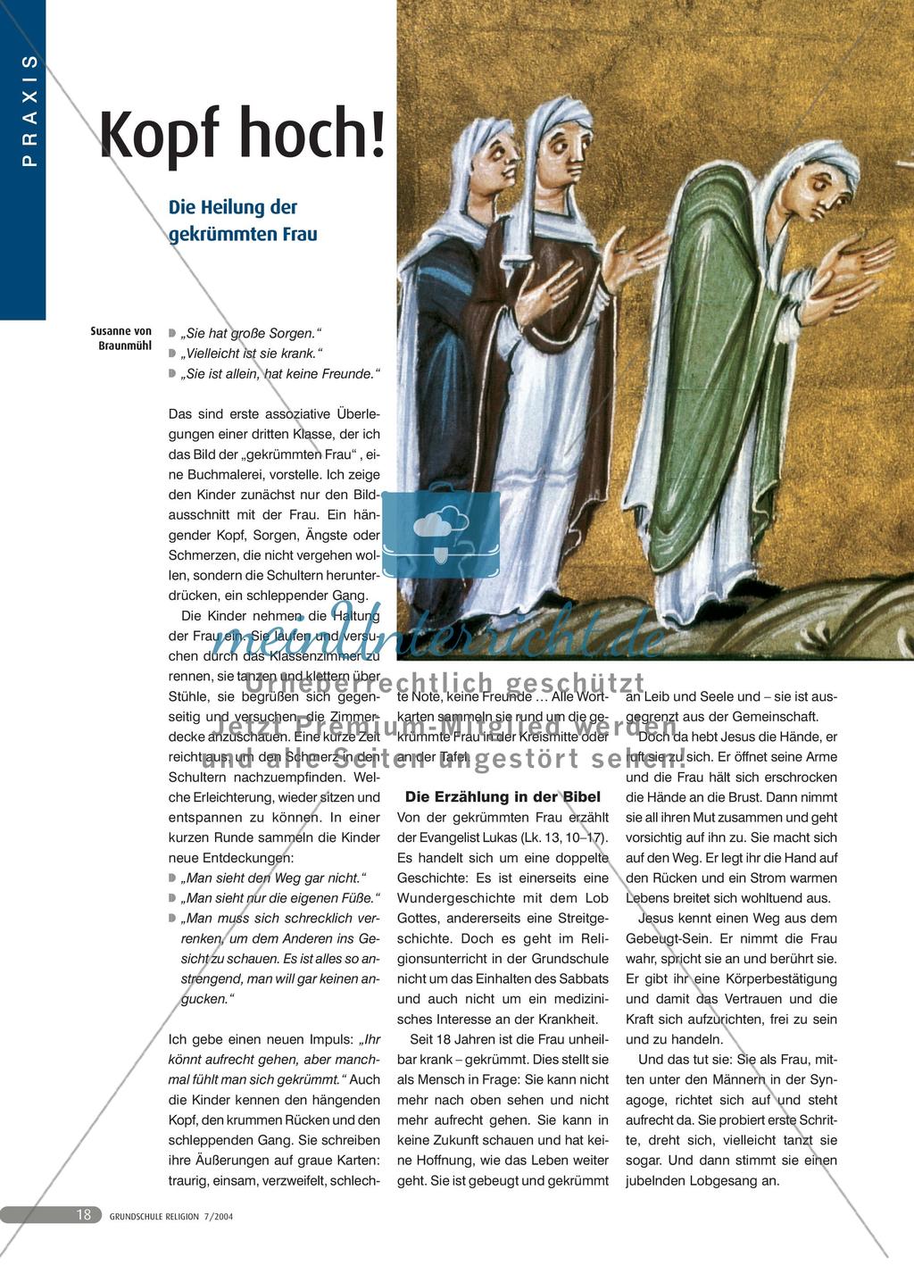 Kopf hoch! - Die Heilung der gekrümmten Frau Preview 1