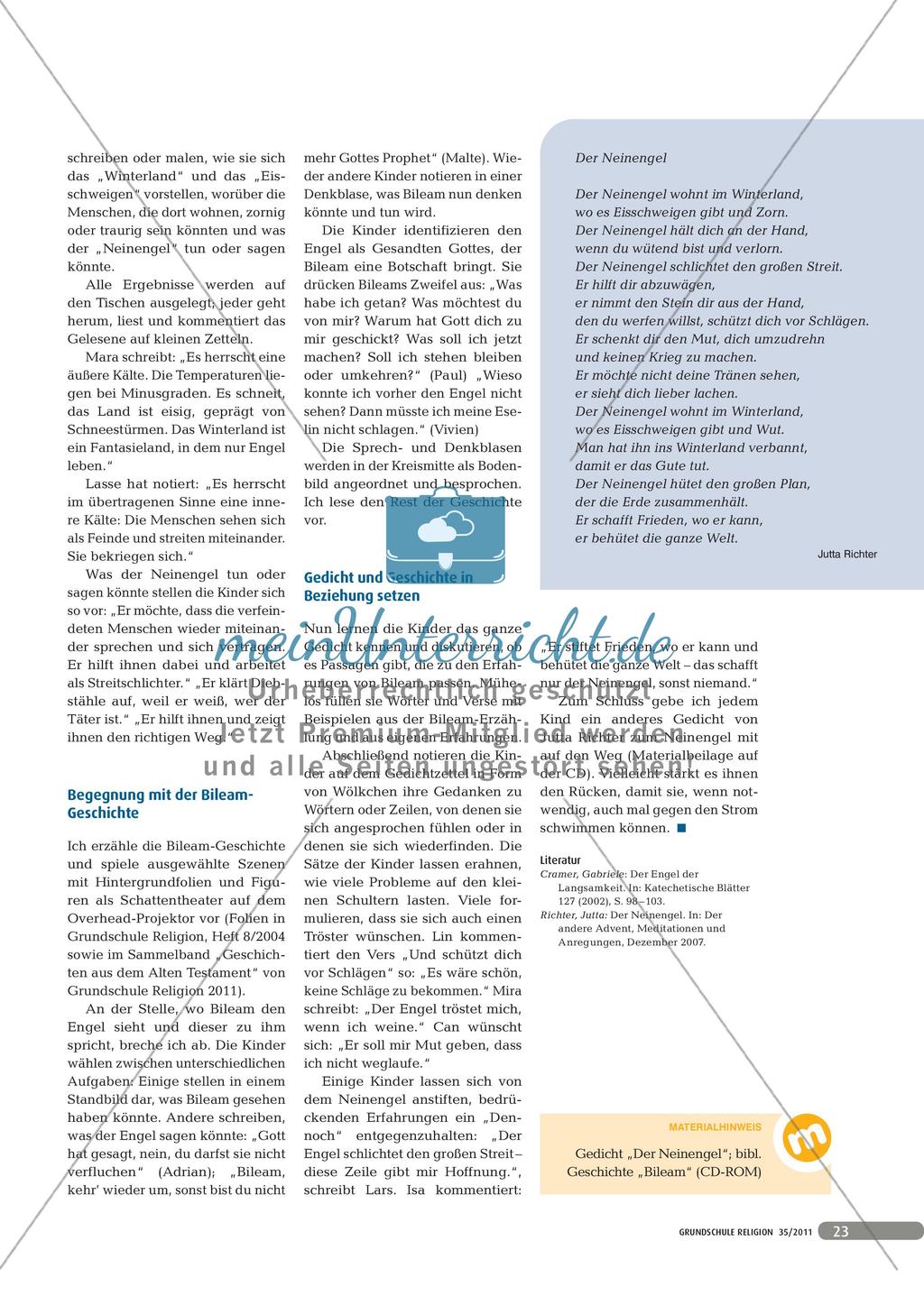 Wenn Engel sich in den Weg stellen - Die Bileam-Geschichte und der „Neinengel“ Preview 2