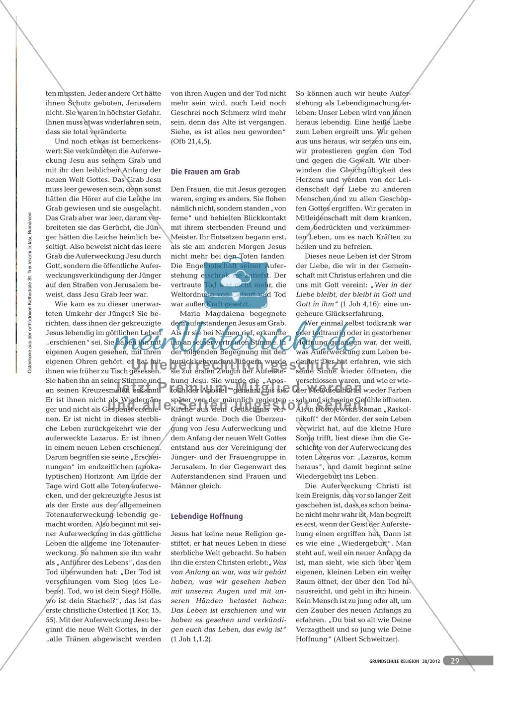 Die Auferstehung Christi und die neue Welt Gottes - Zur Theologie der Aufstehung Preview 2
