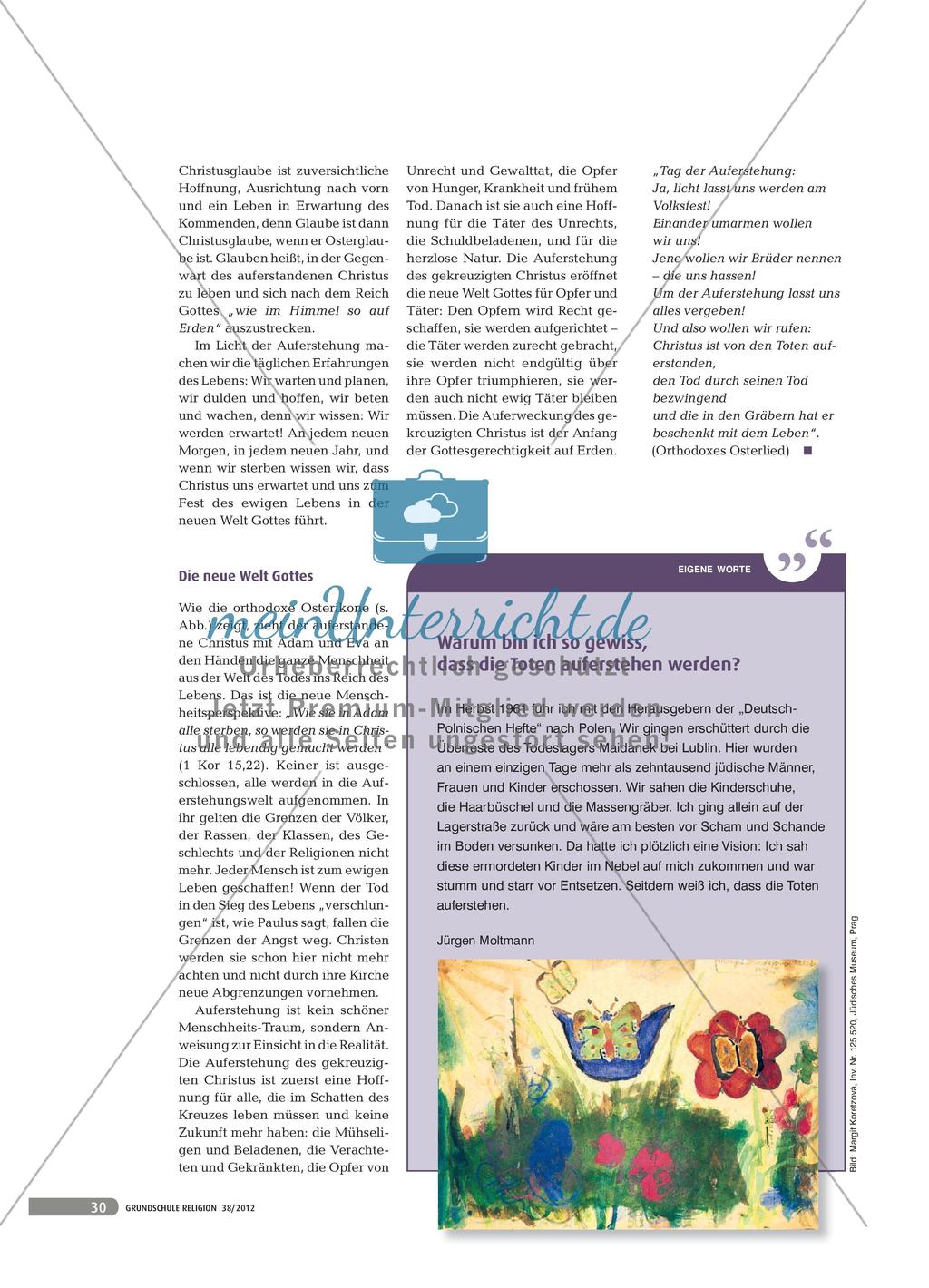 Die Auferstehung Christi und die neue Welt Gottes - Zur Theologie der Aufstehung Preview 3