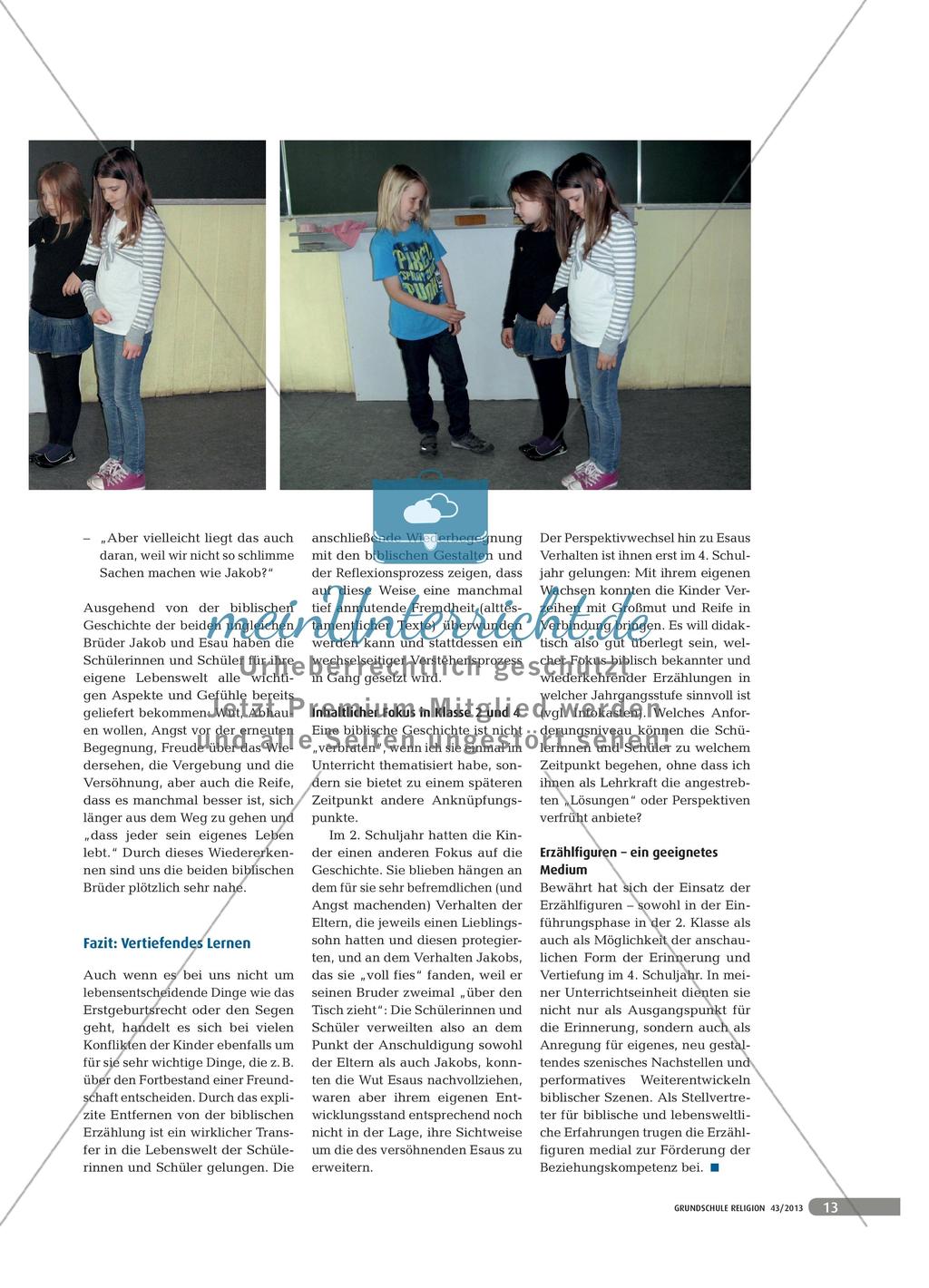 Wie geht Versöhnung? - Vertiefendes Lernen mit Jakob und Esau Preview 4