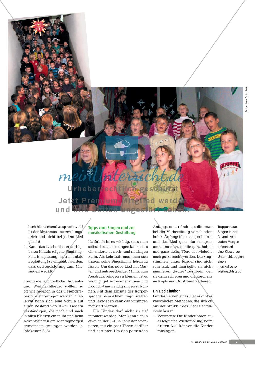 Kommt, singt und klingt! - Singen in der Advent- und Weihnachtszeit Preview 2