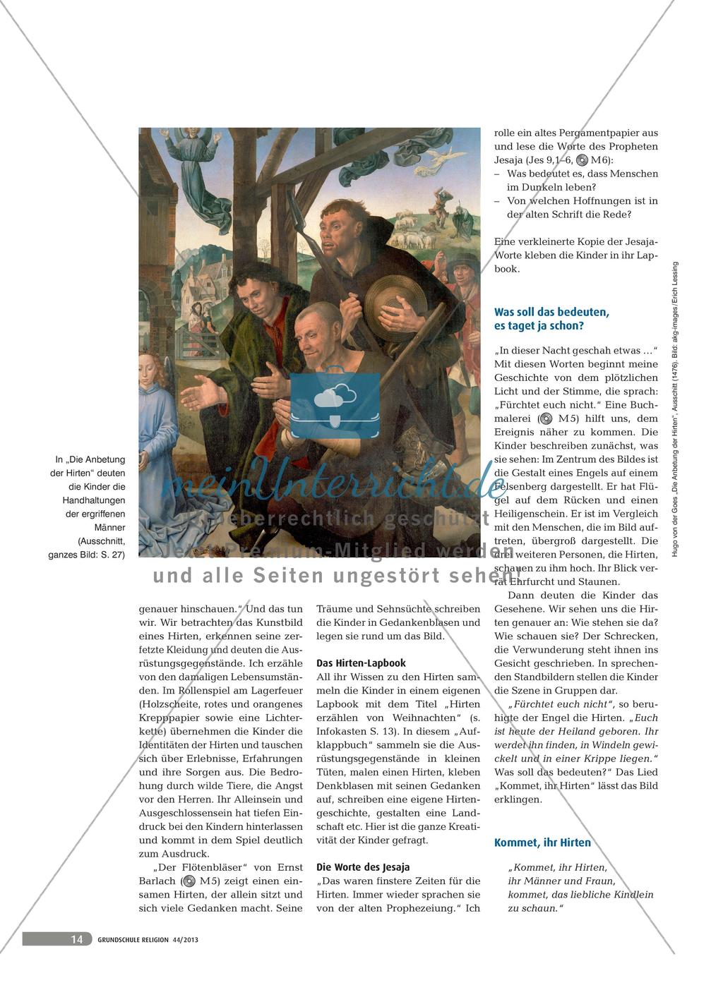 Fröhlich soll mein Herze springen - So erzählen die Hirten von der Botschaft auf dem Feld Preview 3